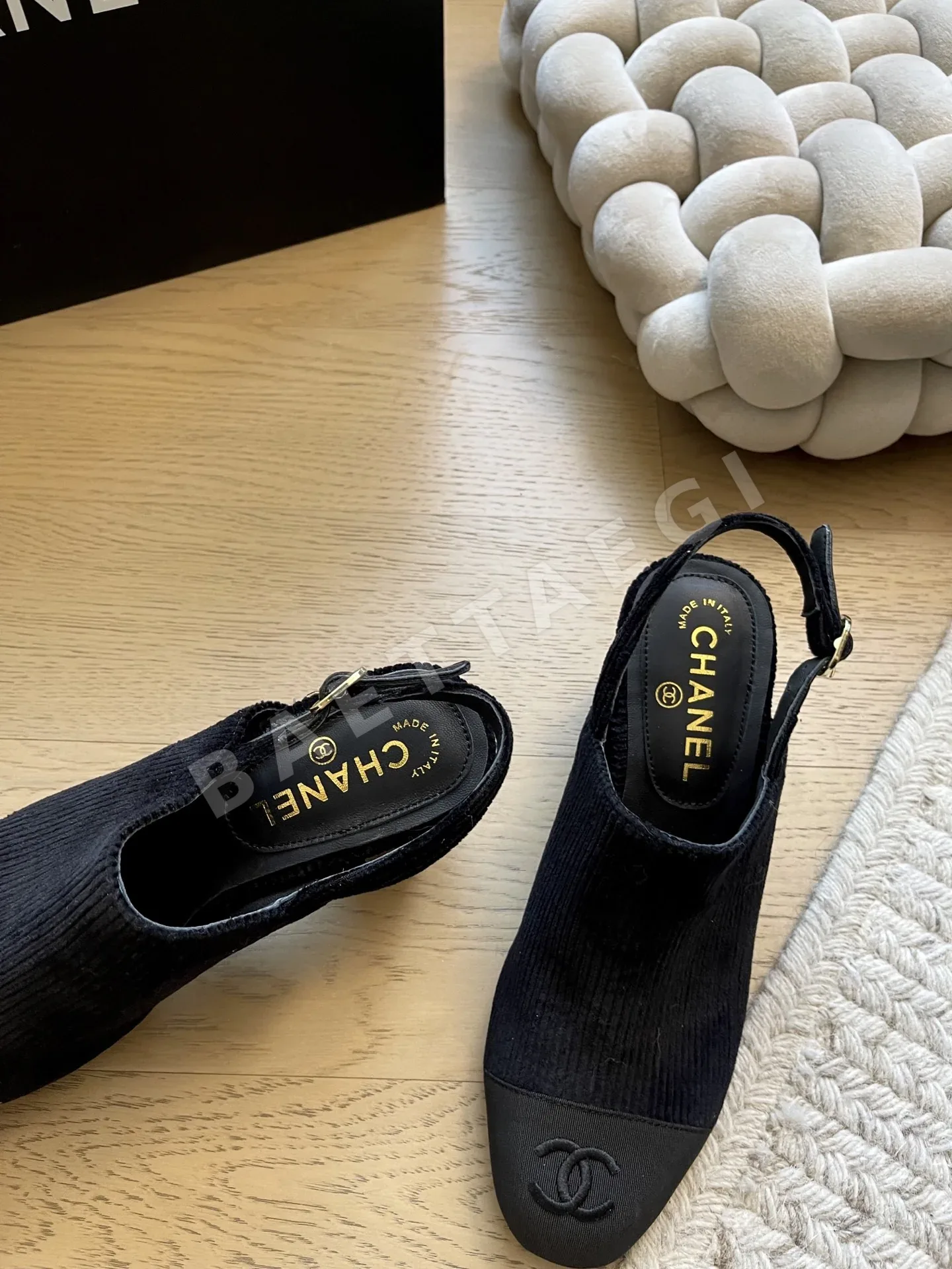 샤넬 샤닐 25C 뉴 하이힐 샌들 상세 이미지 3
