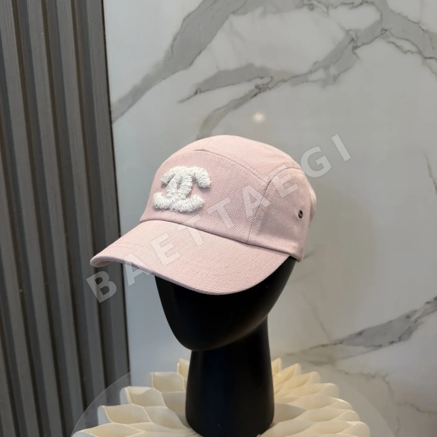 샤넬 3D 자수 로고 야구모자 118581