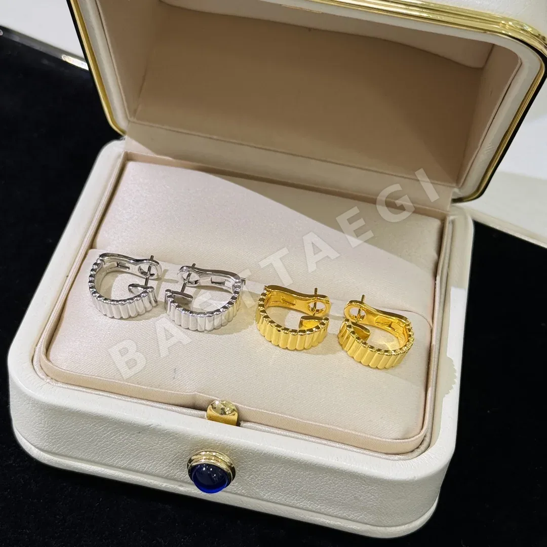 부쉐론 18K 금도금 다이아몬드 귀걸이 상세 이미지 9