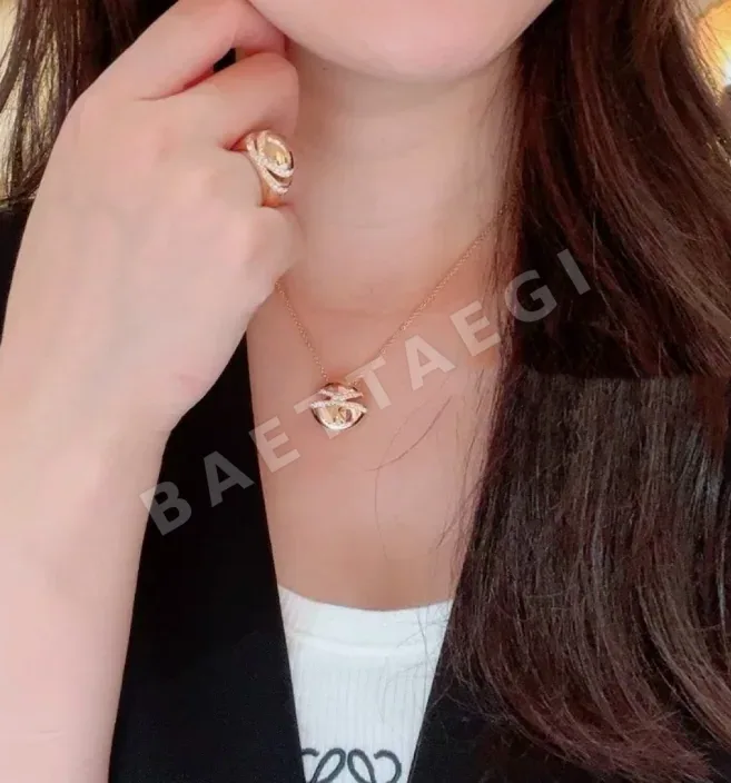 불가리 골드 카보숑 비즈 목걸이 상세 이미지 2