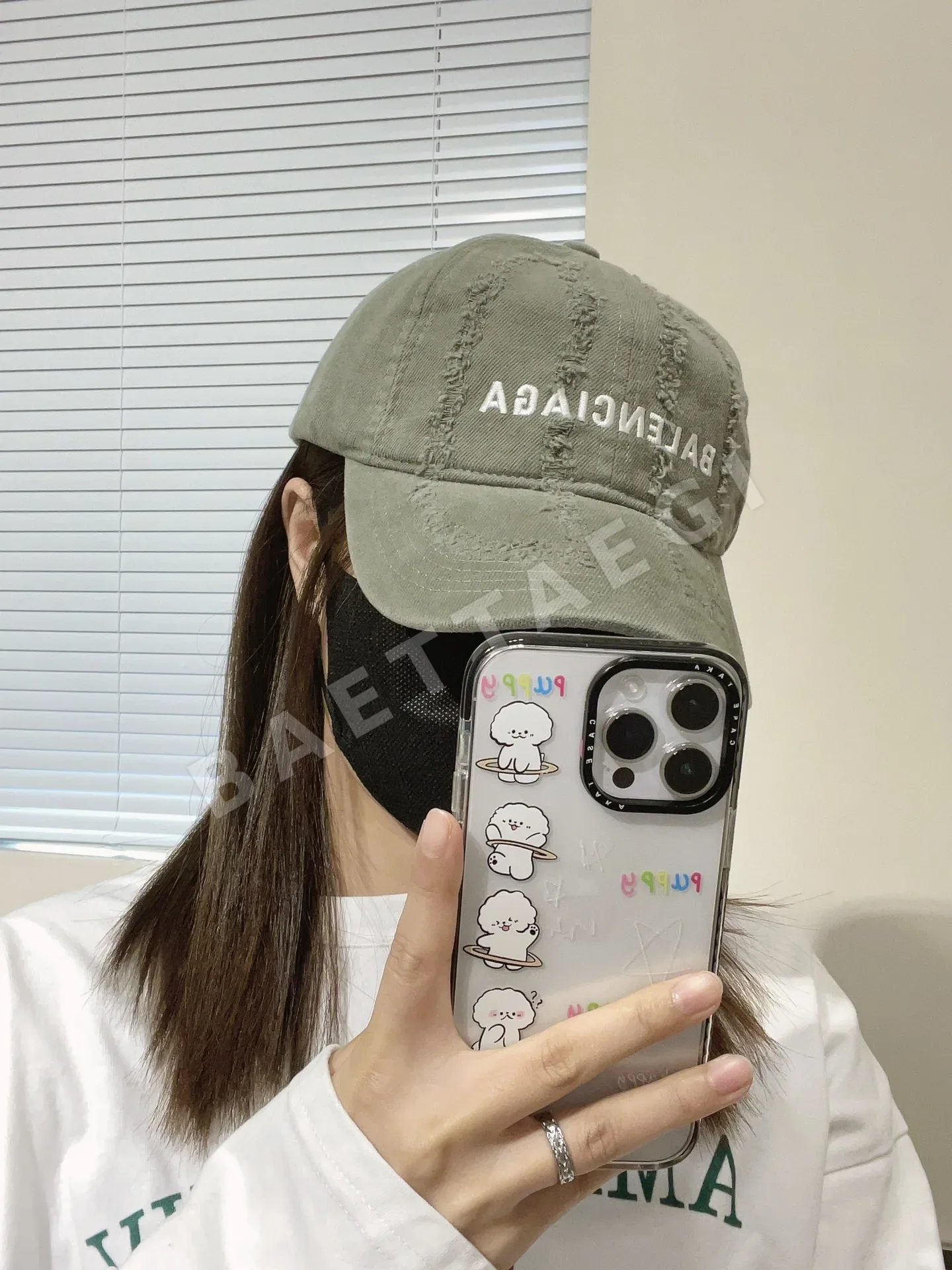 발렌시아가 자수 야구모자 81790