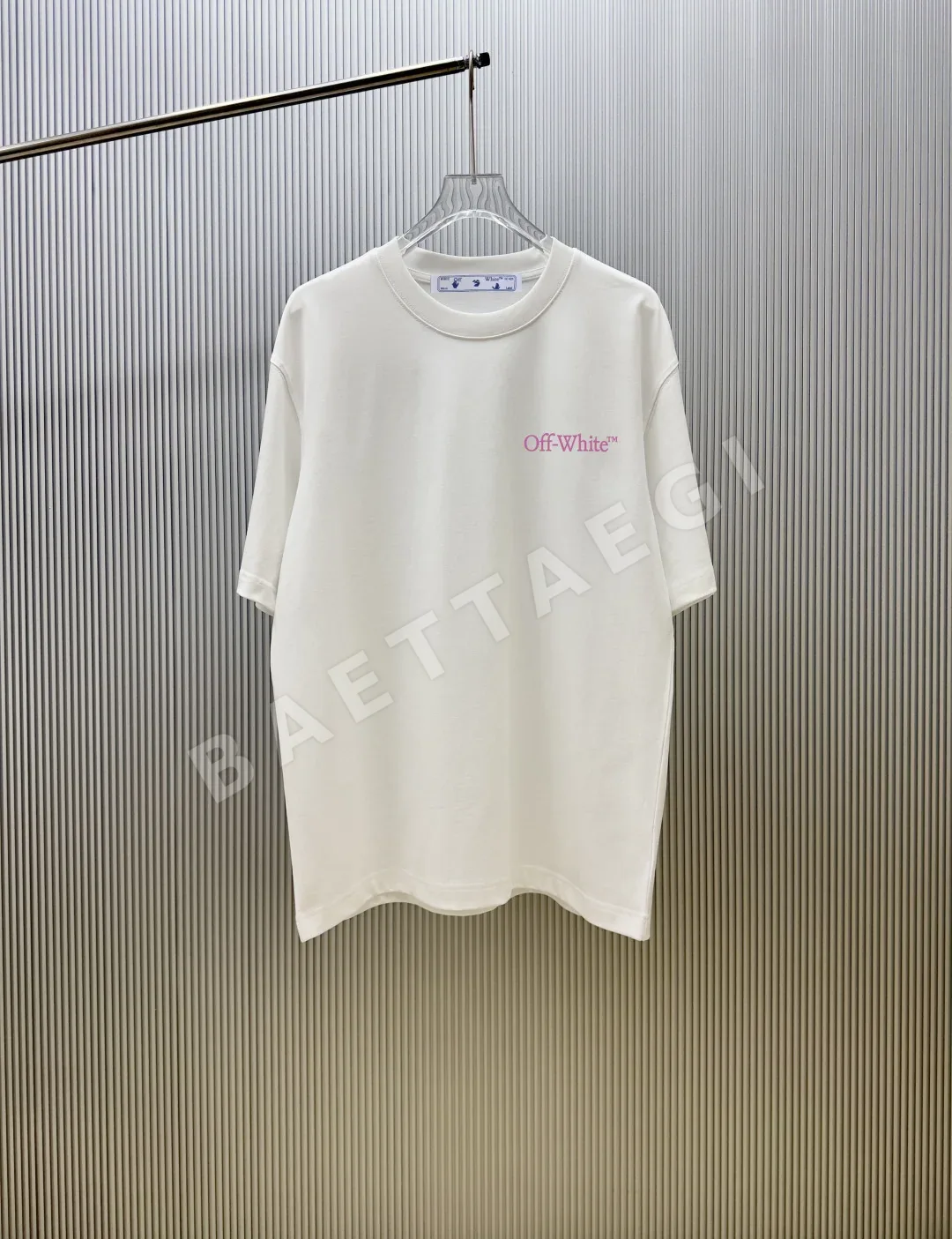 오프화이트 남성 반팔 티셔츠 87217