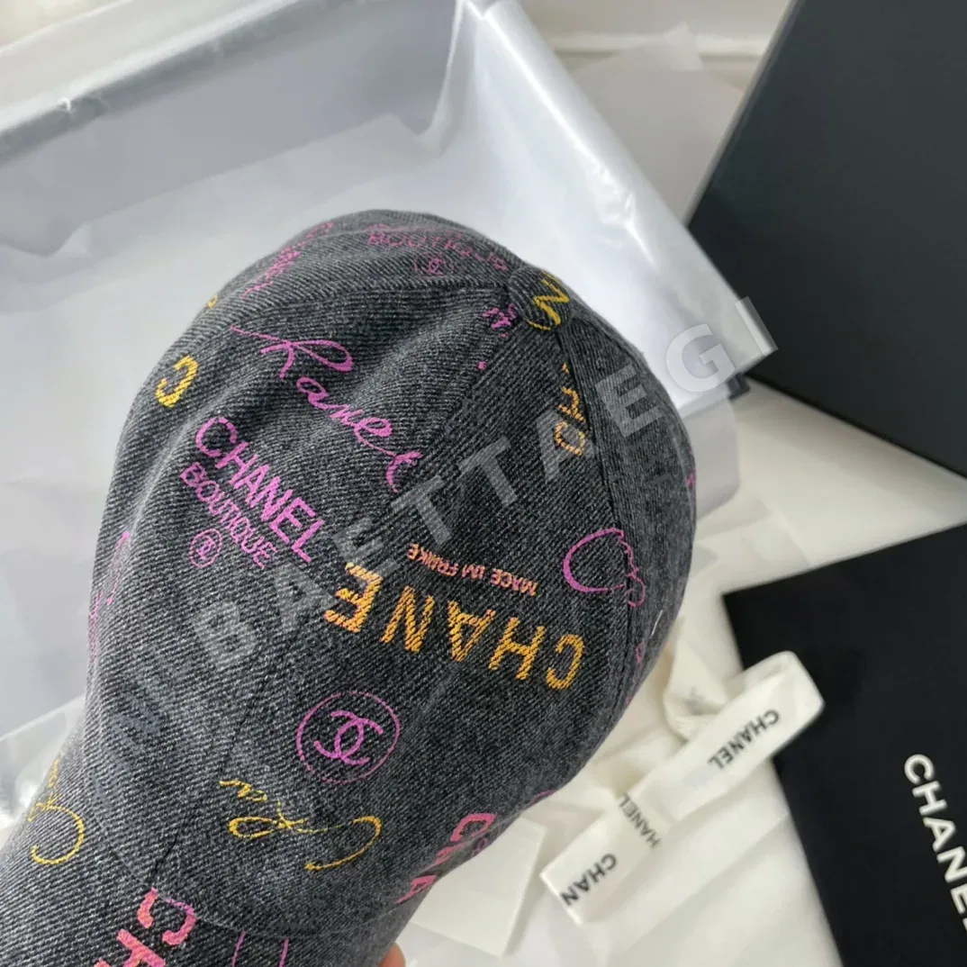 샤넬 뉴그래피티 데님 베이스볼캡 상세 이미지 6