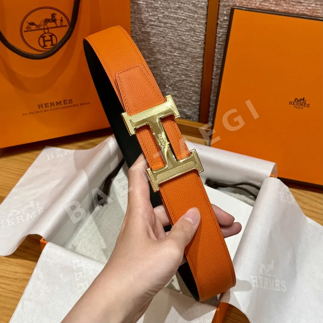 에르메스 H 버클 남성용 리버시블 벨트 상세 이미지 7