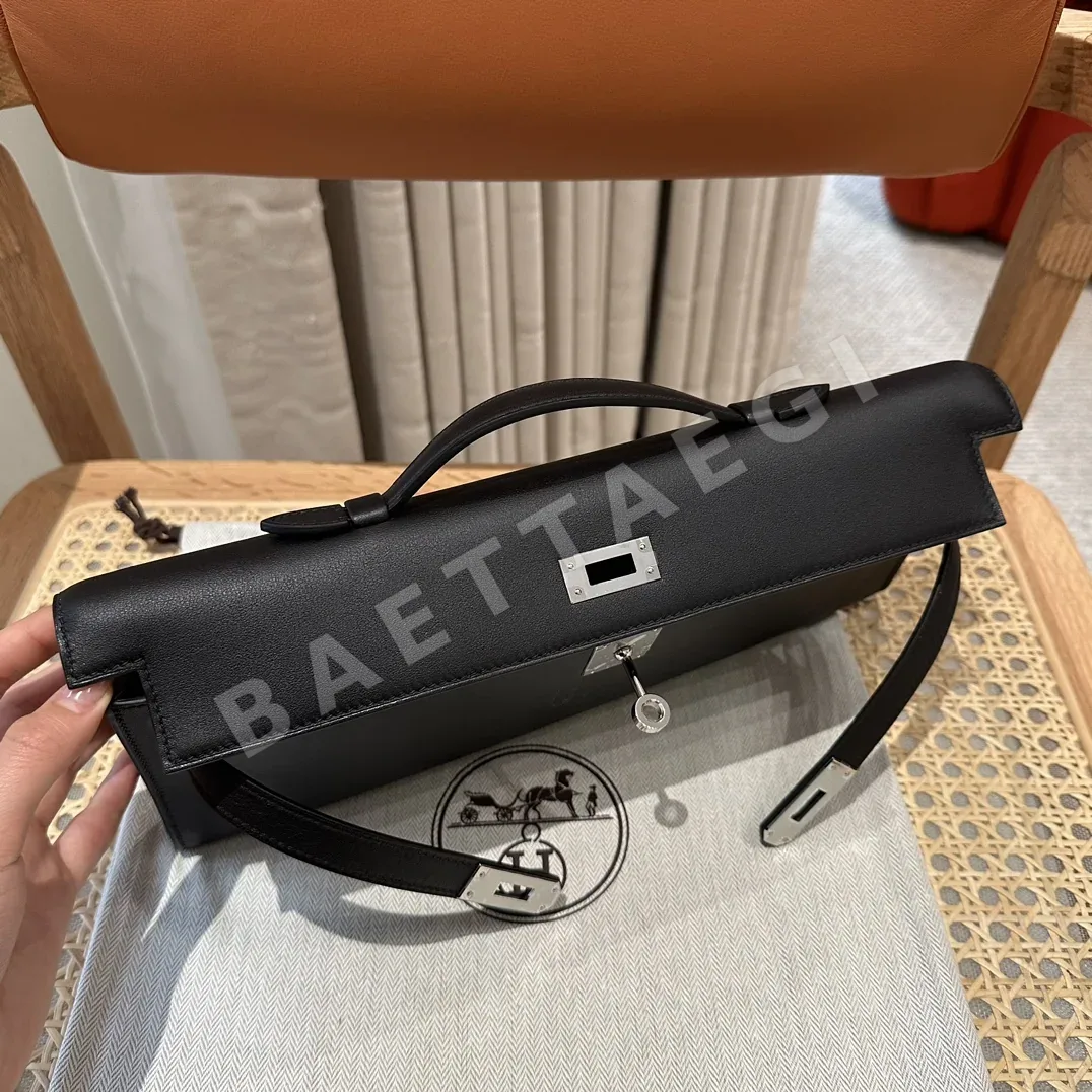 에르메스 켈리 카프스킨 실버 장식 가방 상세 이미지 8