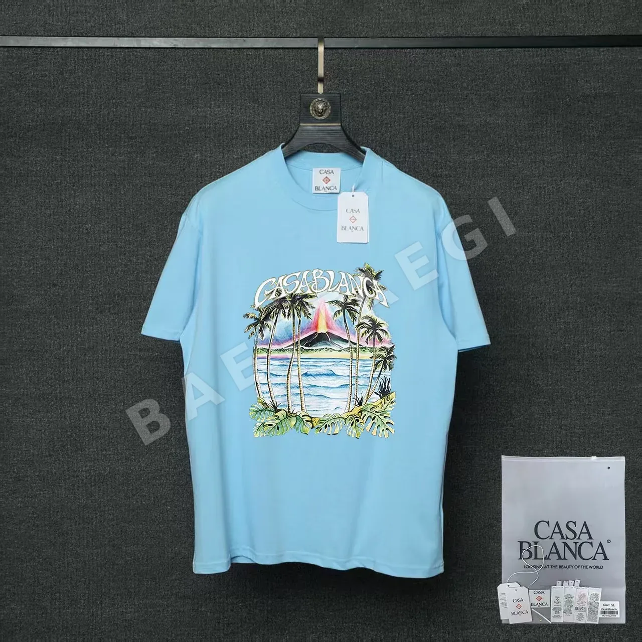 카사블랑카 고밀도 코튼 여성 반팔 티셔츠 91075