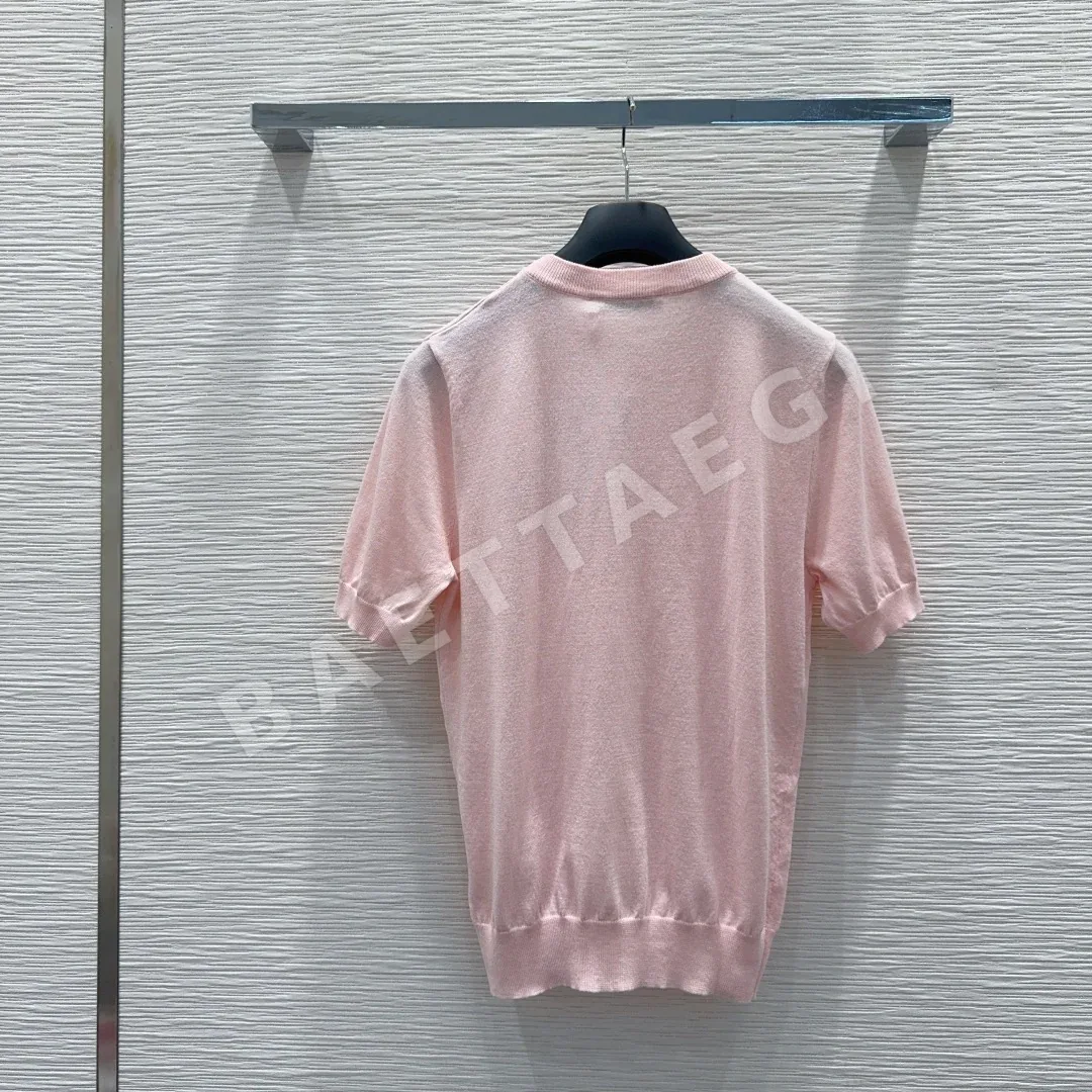 디올 울 클래식 여성 반팔 스웨터 상세 이미지 9