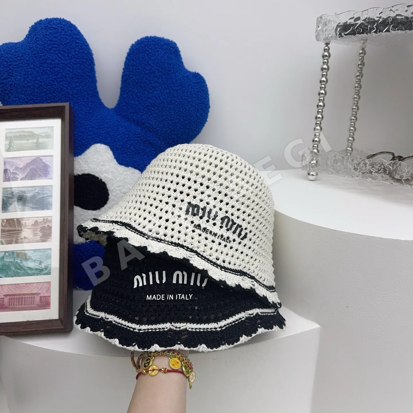 미우미우 모자 80962 Miu Miu Cap 상세 이미지 4
