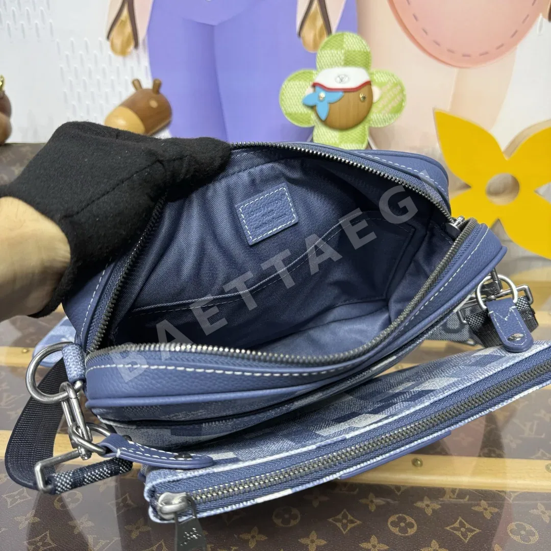 루이비통 블루 체크 트리오 메신저 가방 M28601 상세 이미지 9