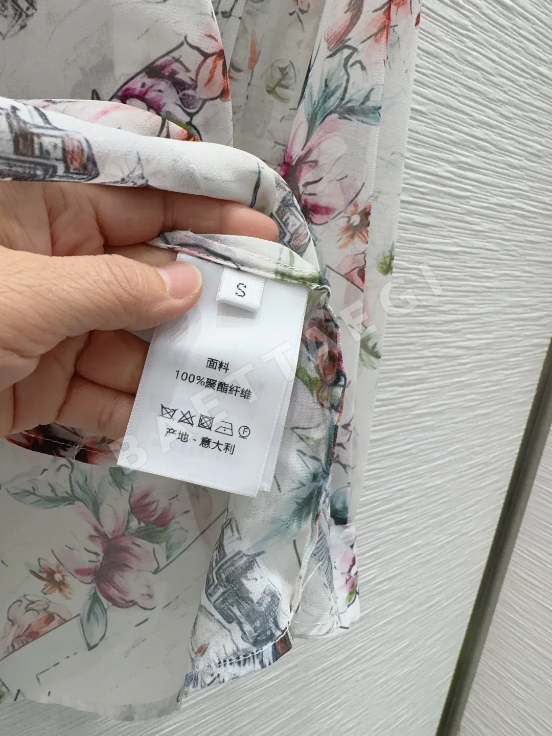 디올 시어 소재 여성 셔츠 상세 이미지 7