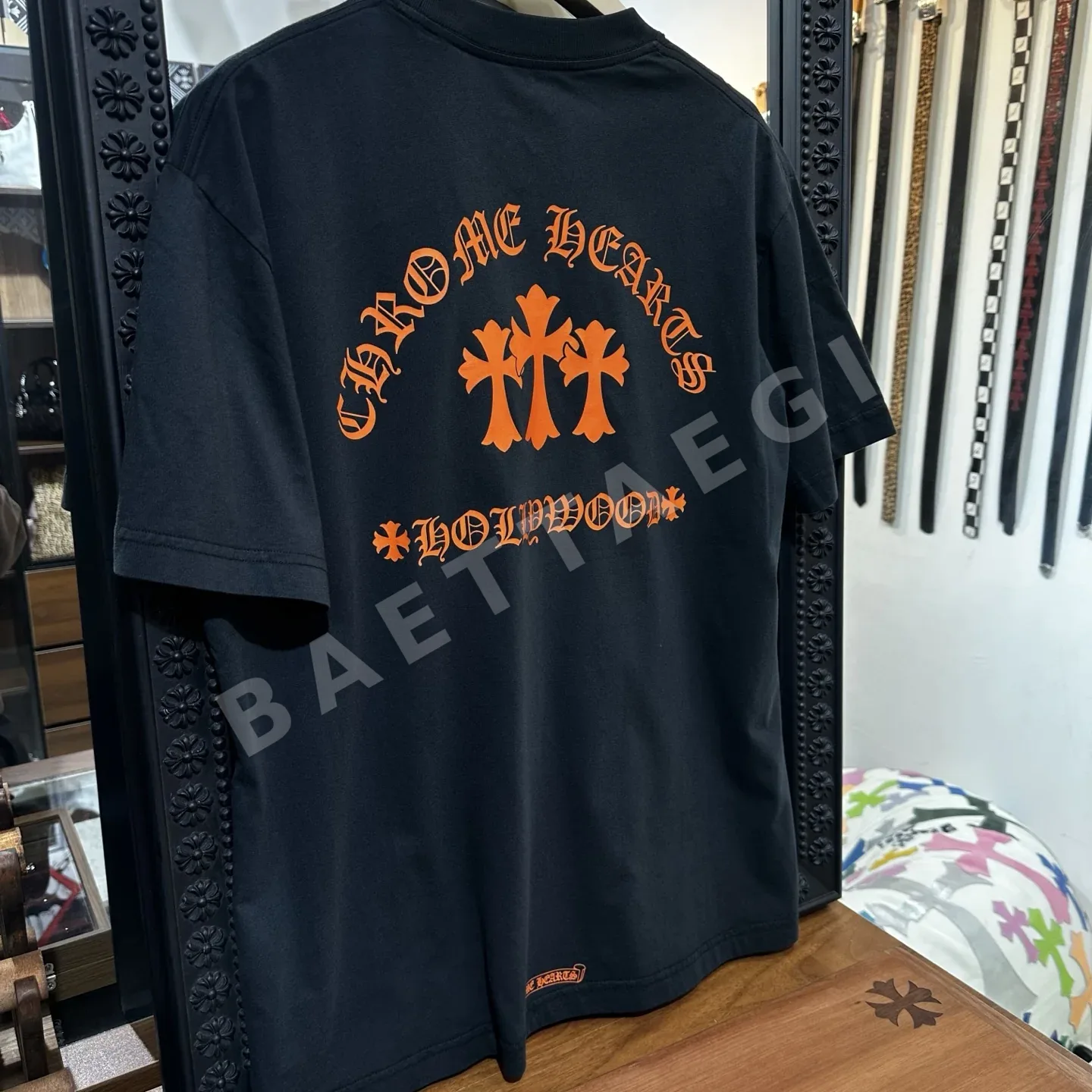 크롬하츠 오렌지 크로스 남성 반팔 상세 이미지 6