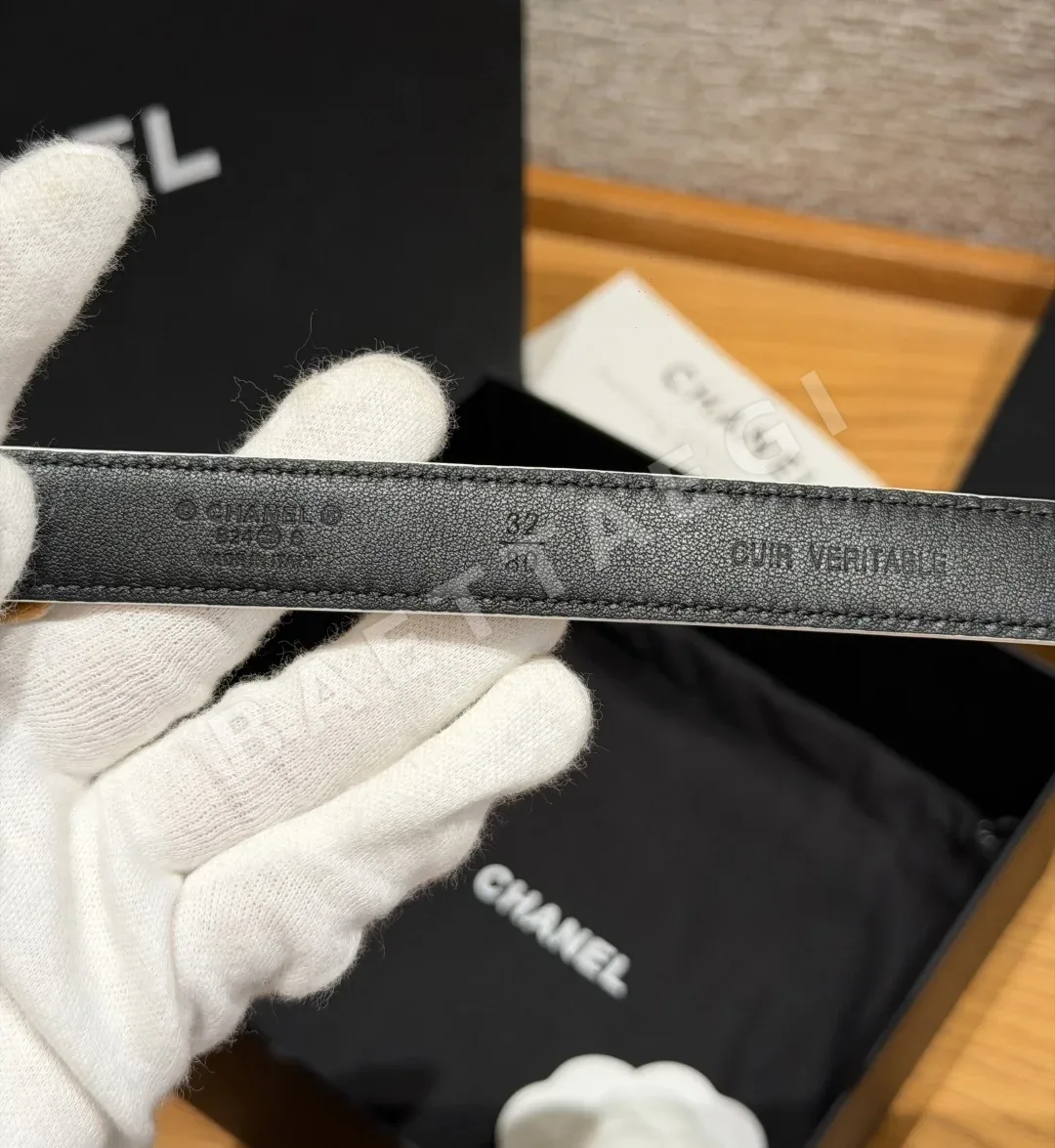 샤넬 퀼팅 램스킨 벨트 20mm 상세 이미지 7