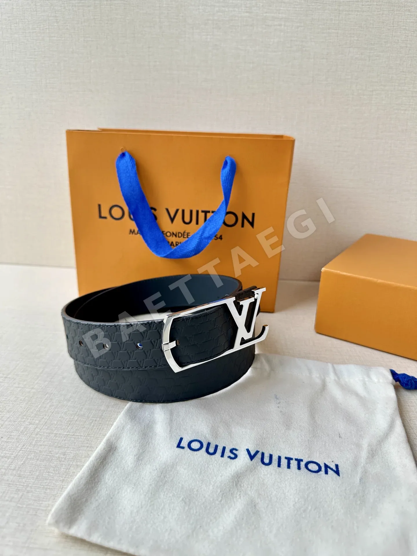 루이비통 LV 에어로그람 양면 벨트 상세 이미지 4