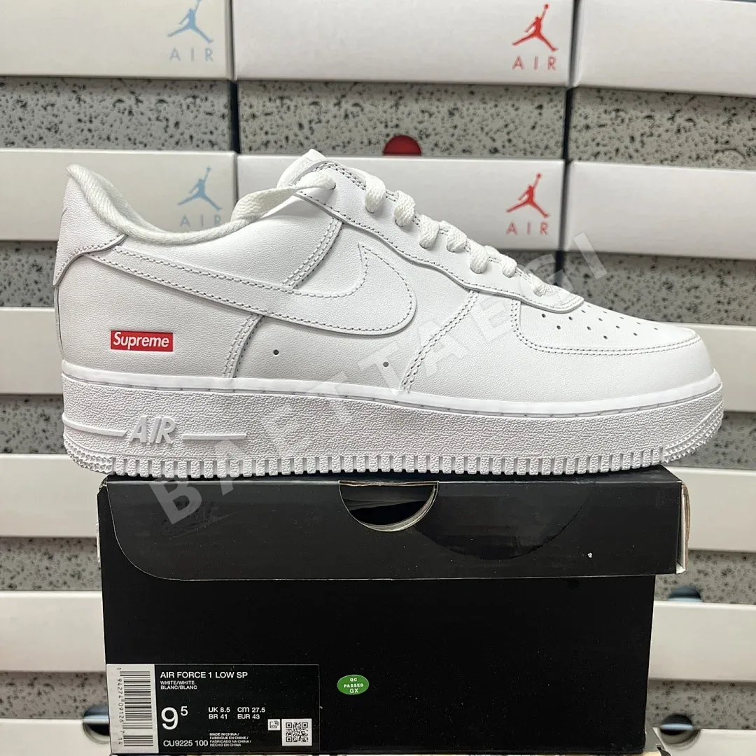 나이키 [GX] 에어 포스 1 로우 CU9225-100 201206 Nike Air Force 1 Low Supreme White Sup