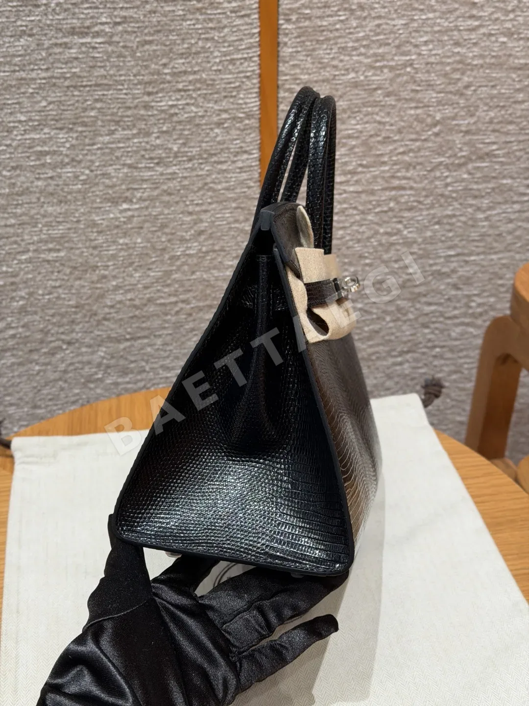에르메스 버킨 25 도마뱀가죽 가방 상세 이미지 2
