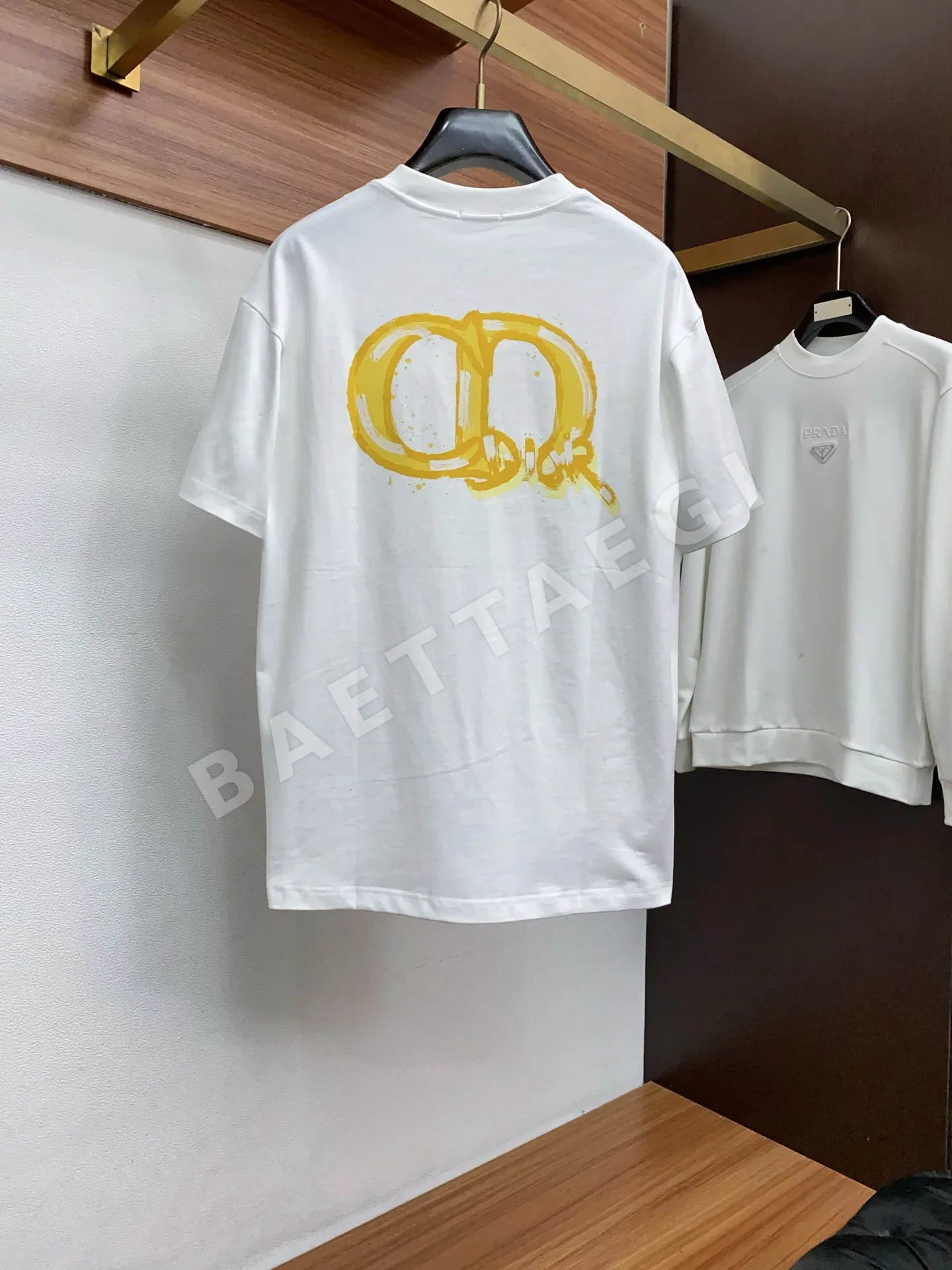 디올 크루넥 코튼 반팔 티셔츠 상세 이미지 9