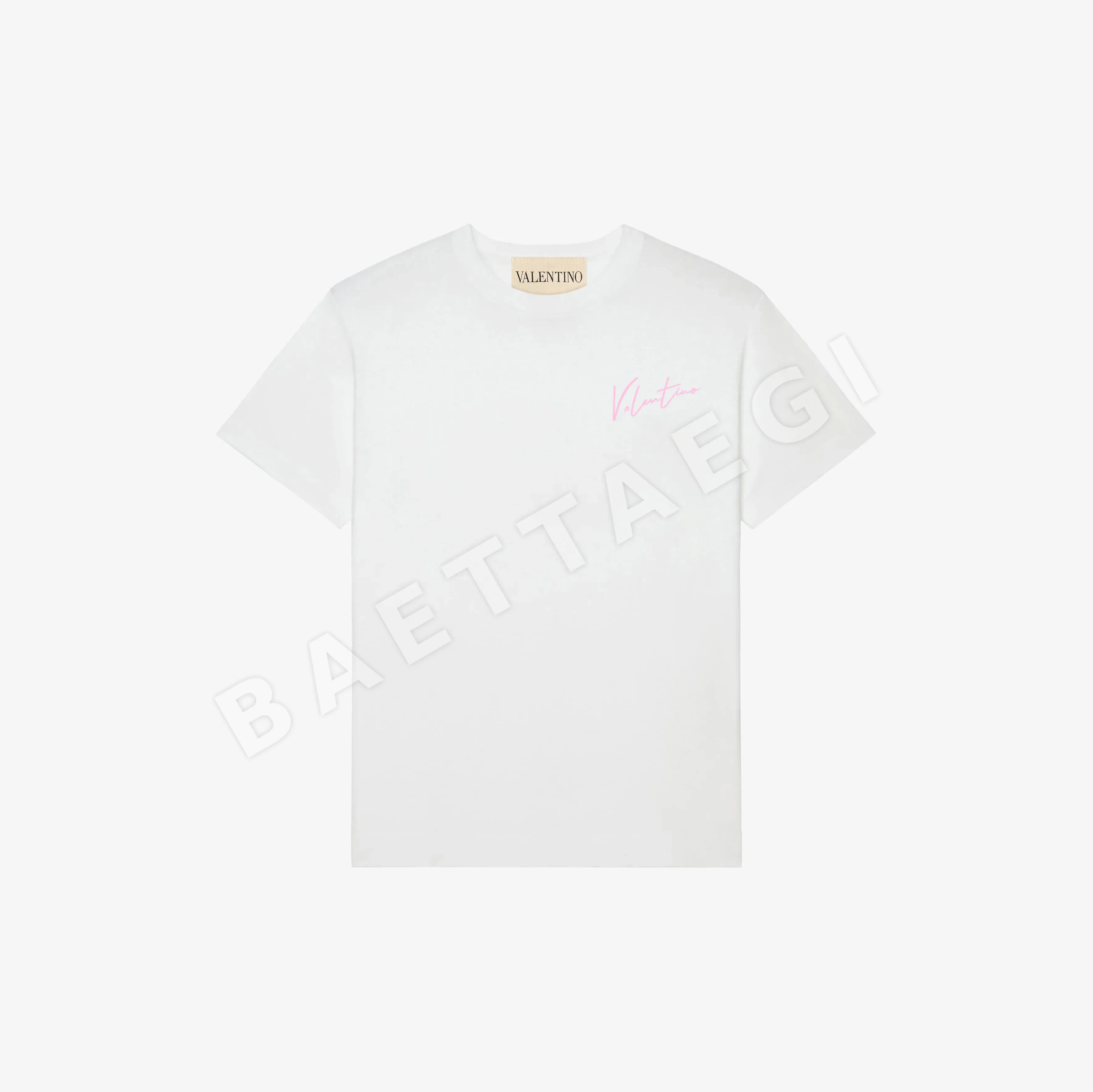 발렌티노 그래피티 로고 여성 반팔 티셔츠 87887