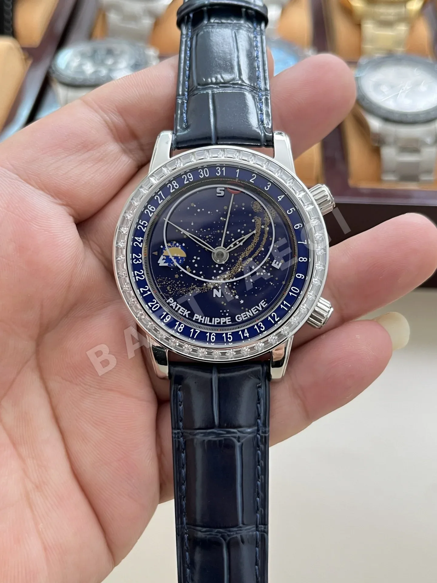 파텍필립 프리미엄 워치 다이아 자동 레플리카 44002 Patek Philippe