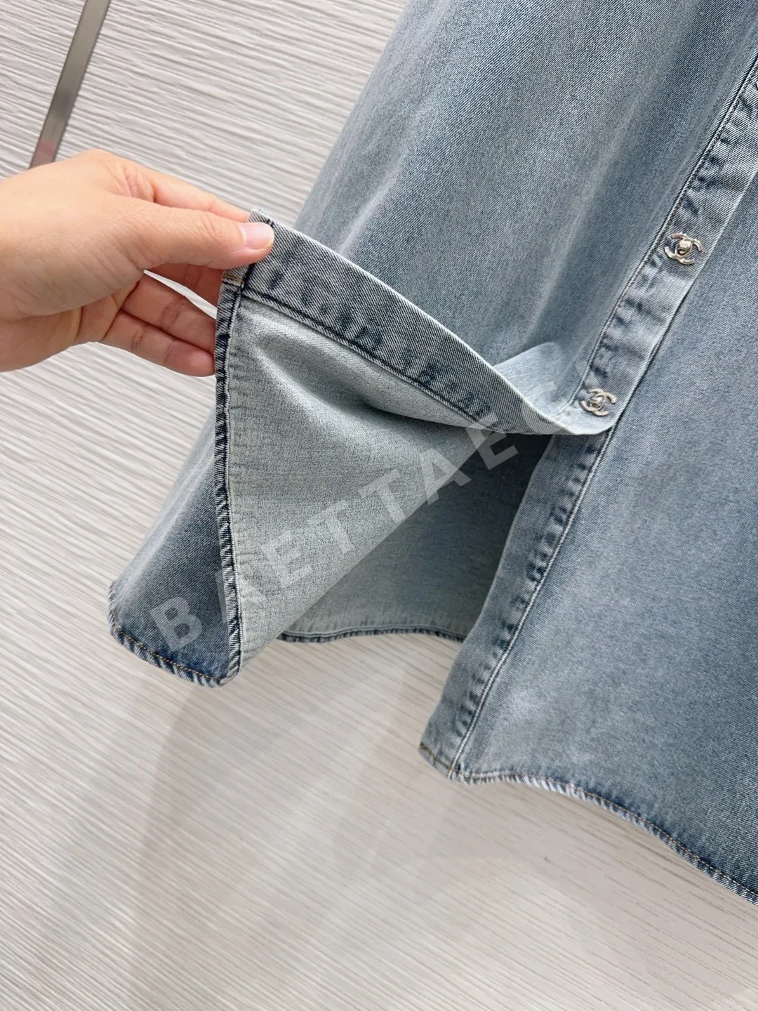 샤넬 데님 여성 원피스 상세 이미지 5