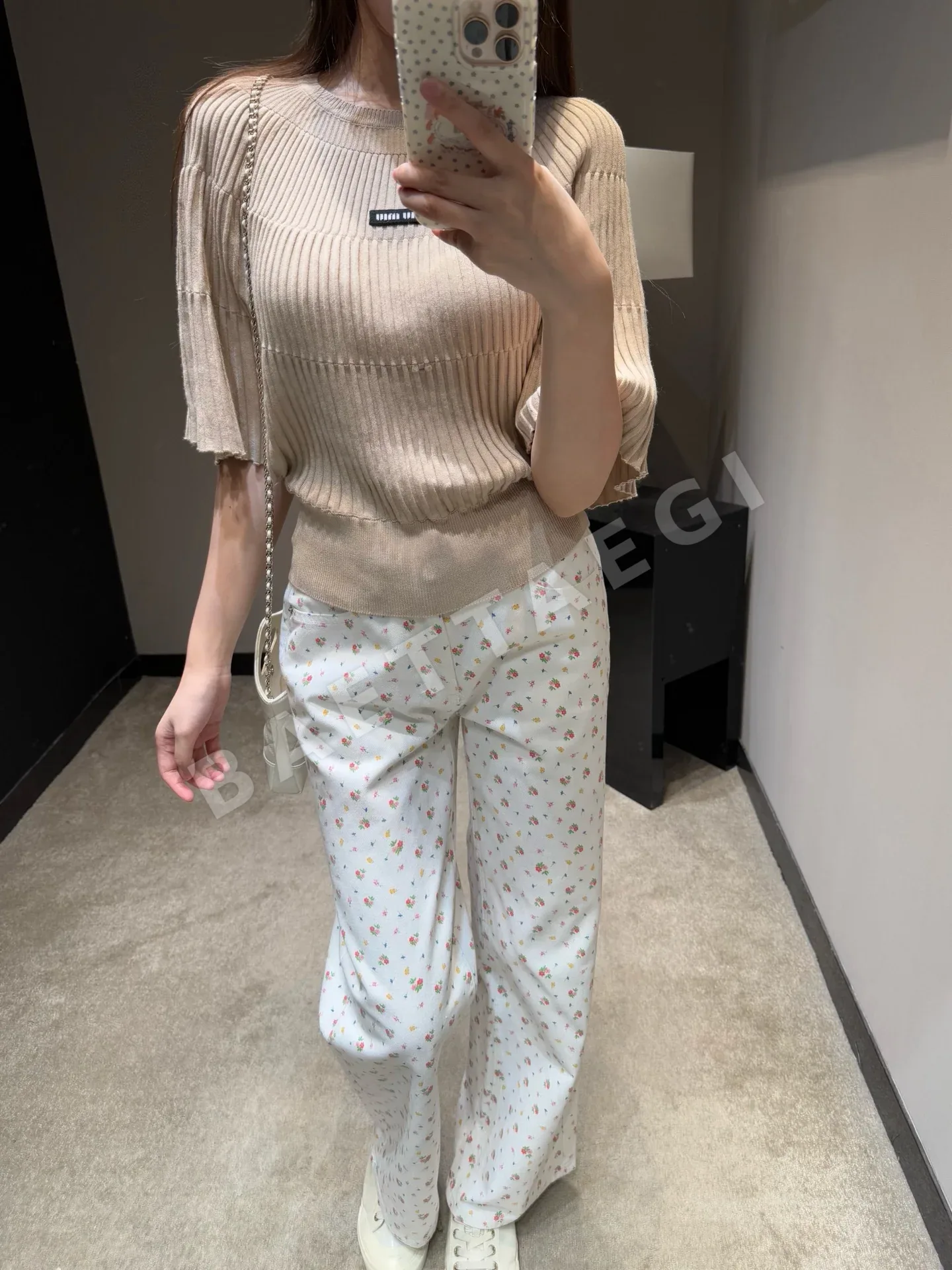 샤넬 여성 반팔 티셔츠 상세 이미지 2
