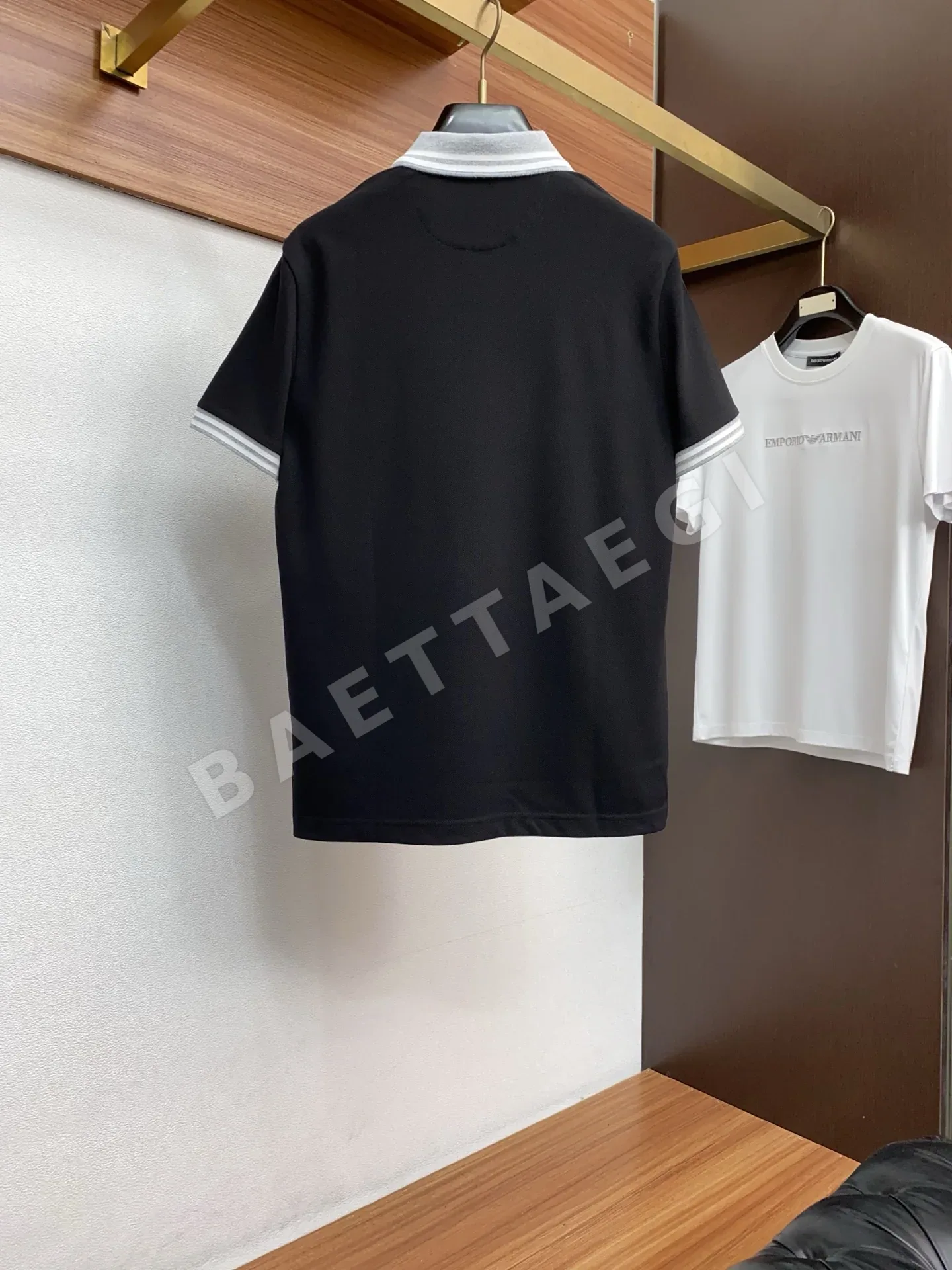 브루넬로쿠치넬리 남성 클래식 카라 반팔 티셔츠 상세 이미지 10