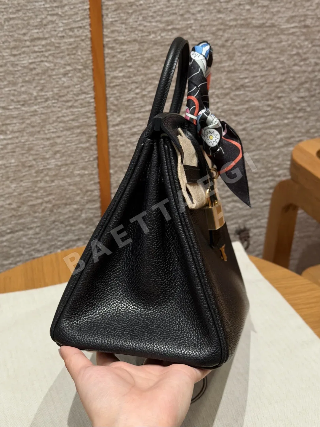 에르메스 버킨 25 토고 가죽 가방 상세 이미지 3