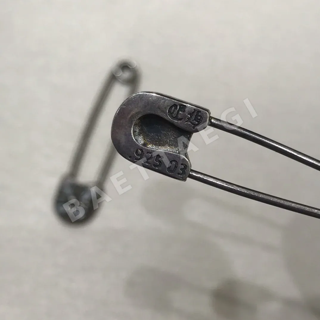 크롬하츠 S925 스털링 실버 앤티크 귀걸이 상세 이미지 6