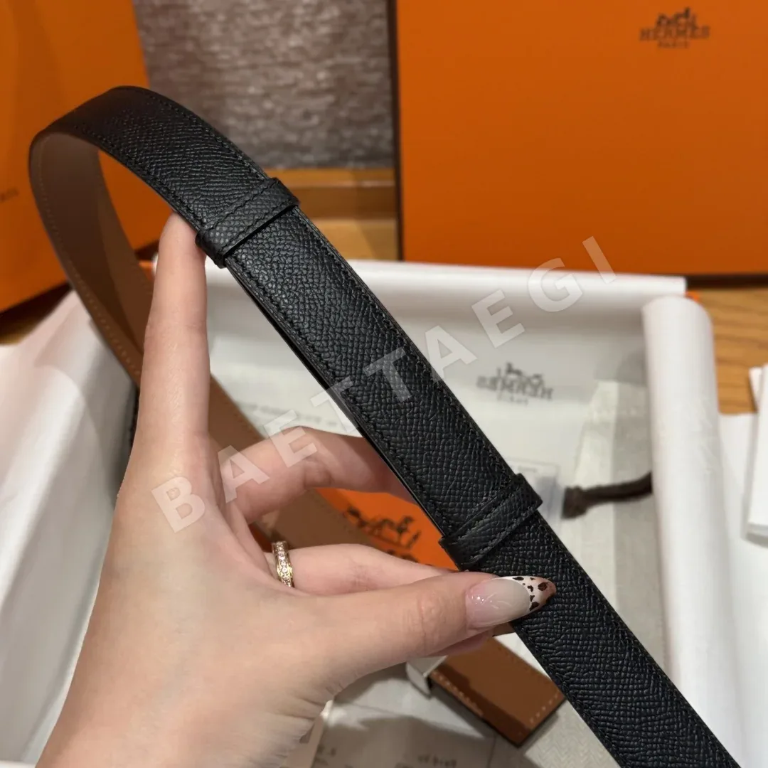 에르메스 카프스킨 켈리 버클 벨트 상세 이미지 8