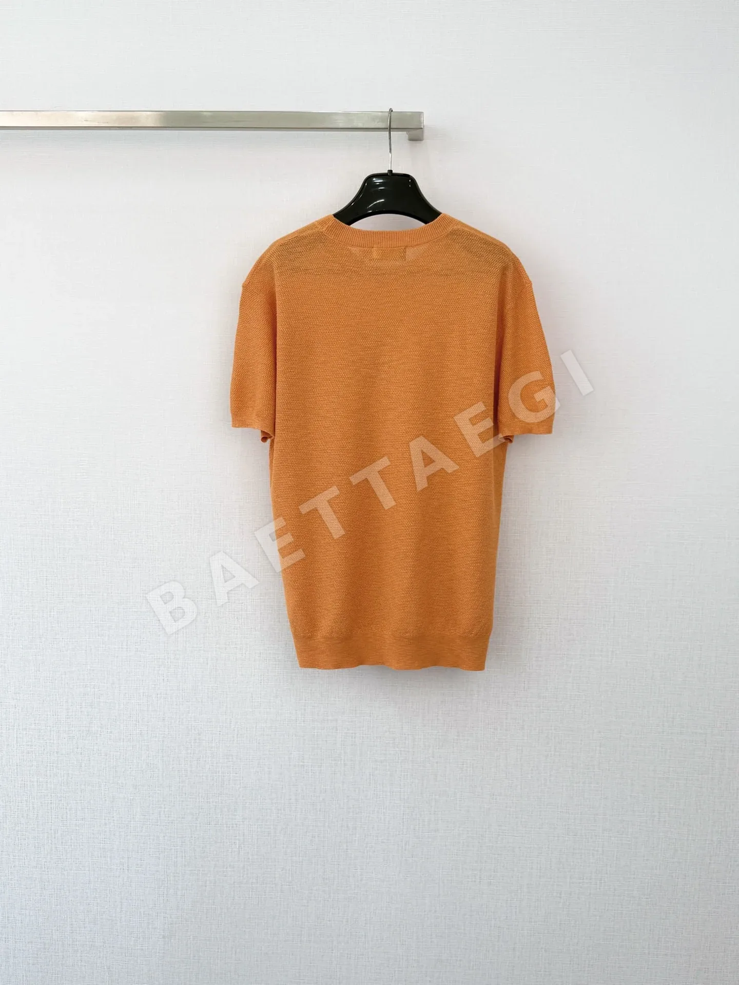 폴로 여성 스몰 크루넥 반팔 니트 티셔츠 상세 이미지 2