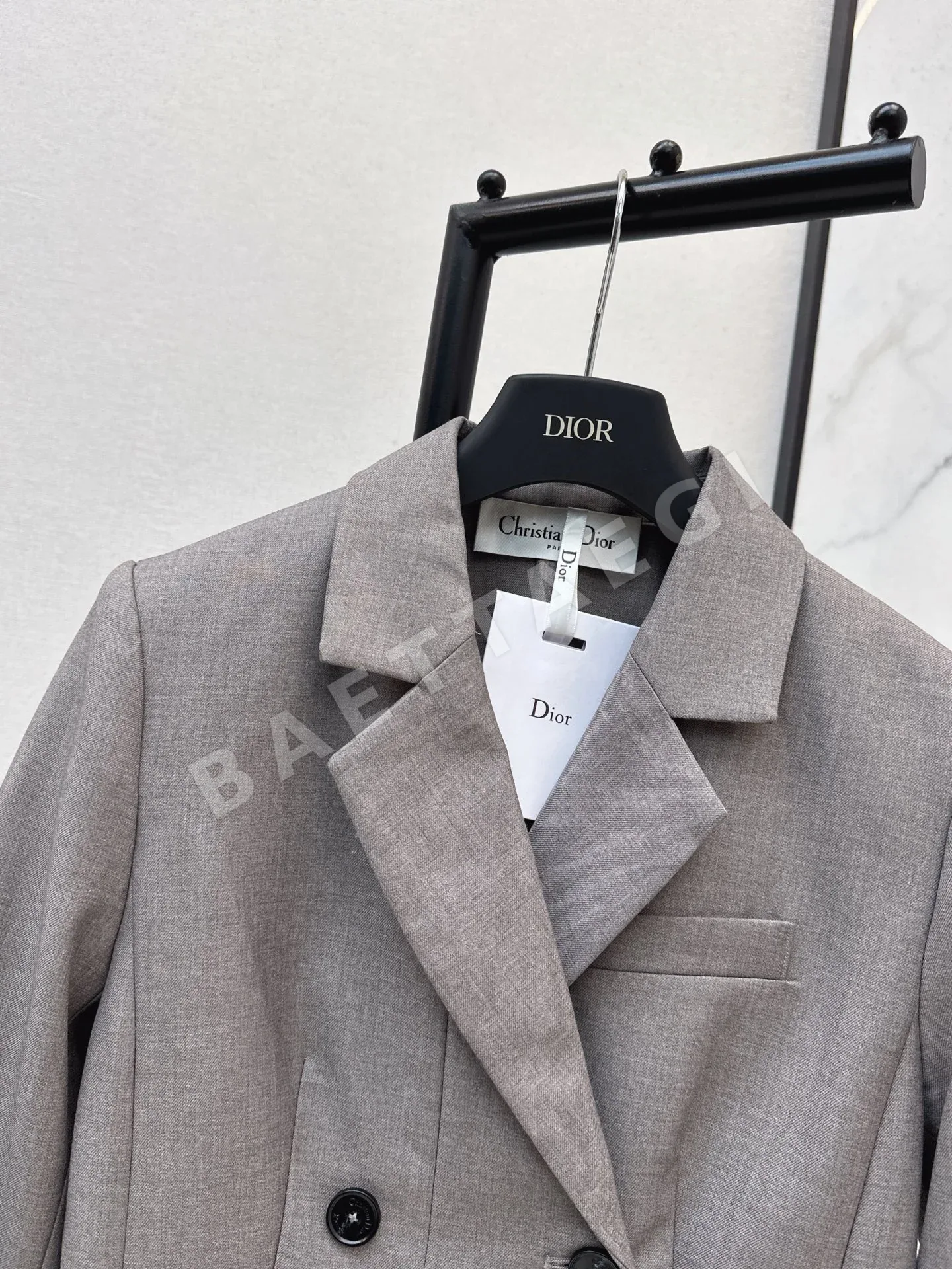 디올 더블 브레스트 플리츠 여성 자켓 상세 이미지 5