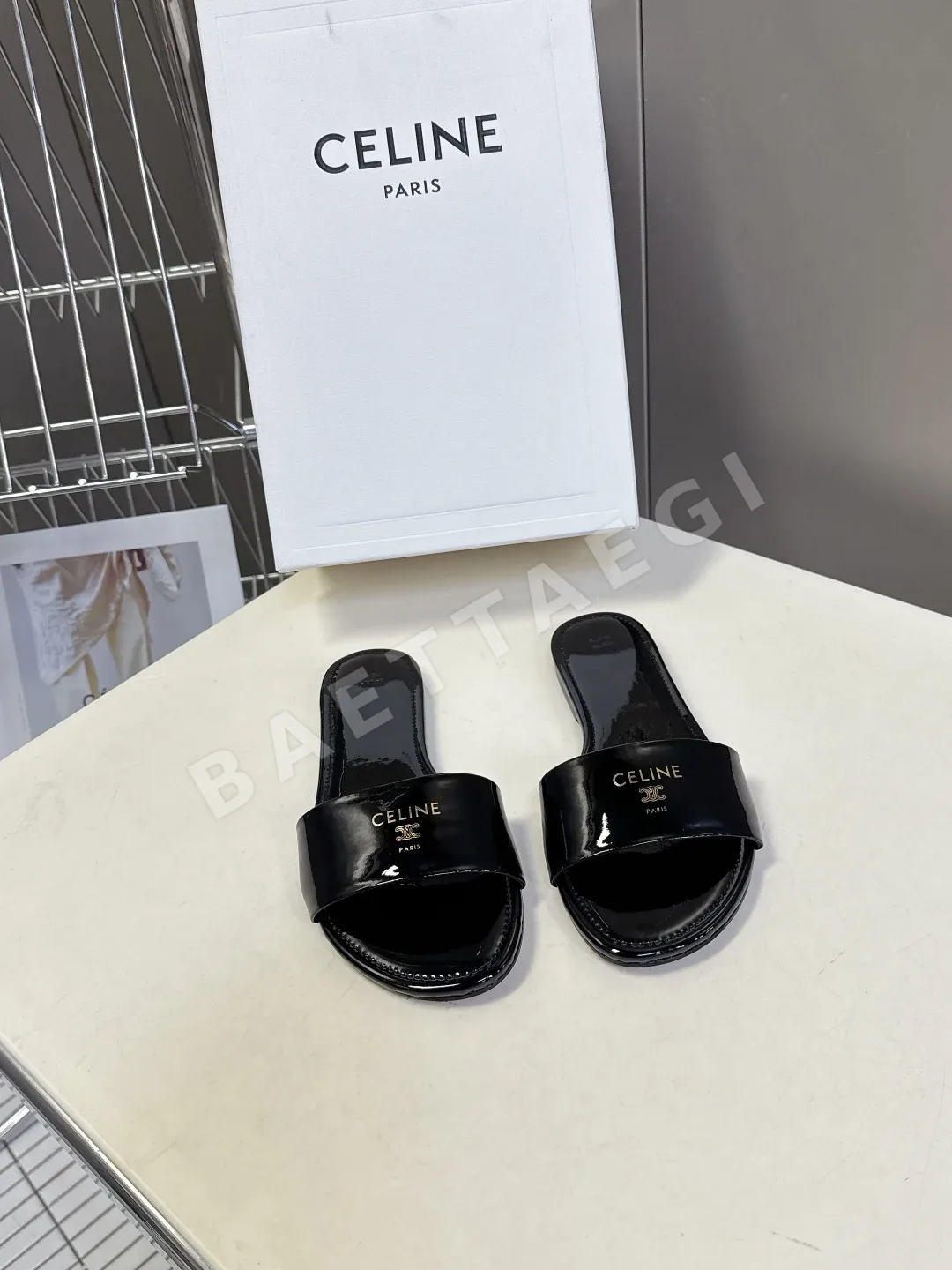 셀린느 빈티지 로마 샌들 98745