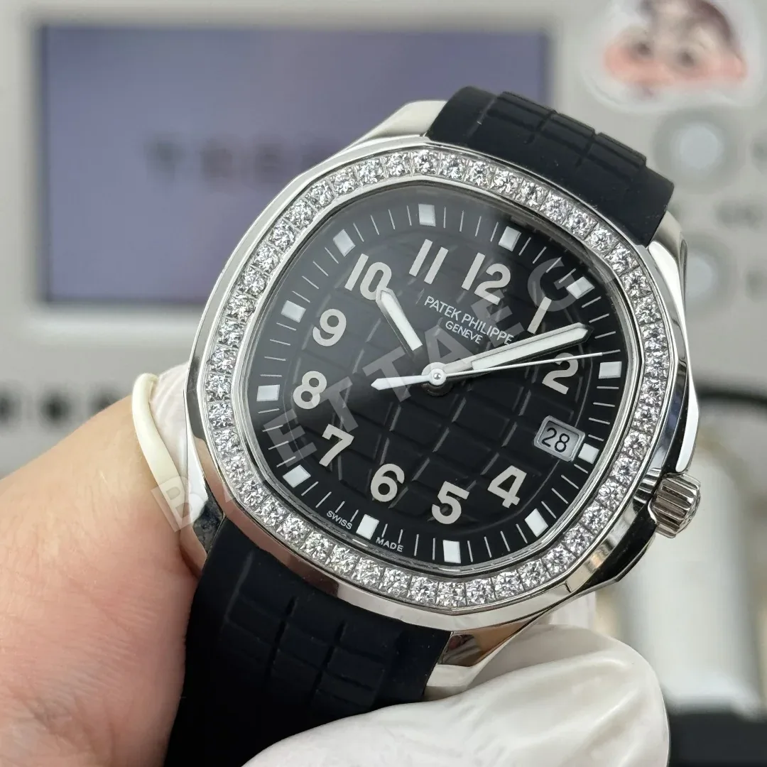 파텍필립 아쿠아넛 자동 남성 시계 38.8MM5168 G5168 G 상세 이미지 5