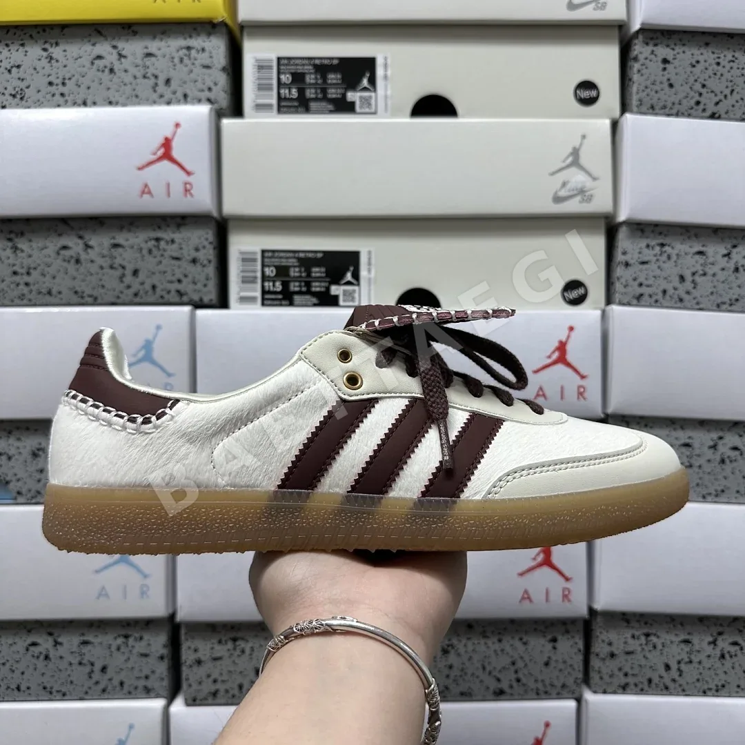 아디다스 [GOD] 삼바 포니 토널 IE0586 200656 Adidas Samba Pony Tonal Wales Bonner Cream 상세 이미지 3