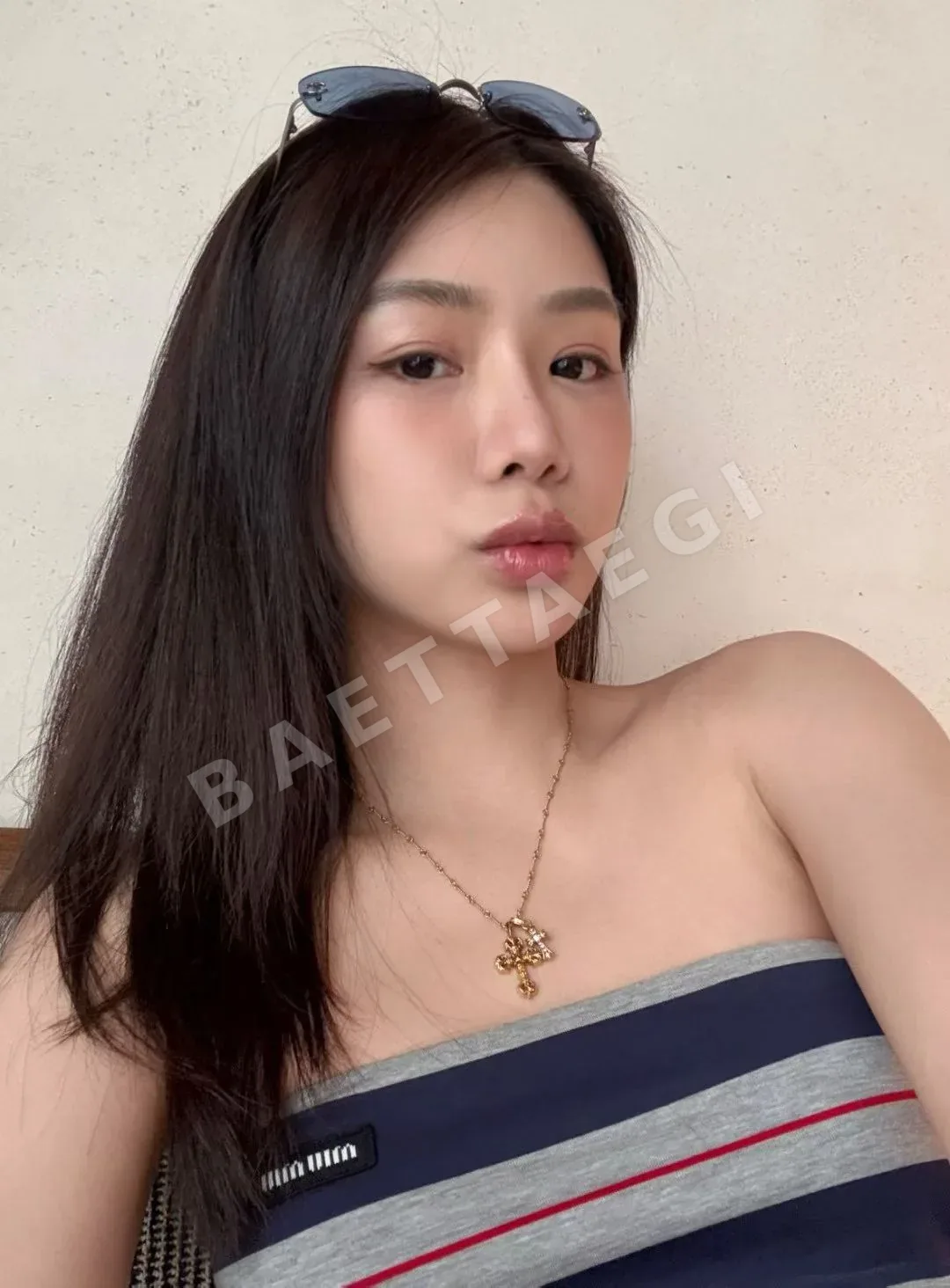 크롬하츠 금도금 십자가 펜던트 목걸이 상세 이미지 5