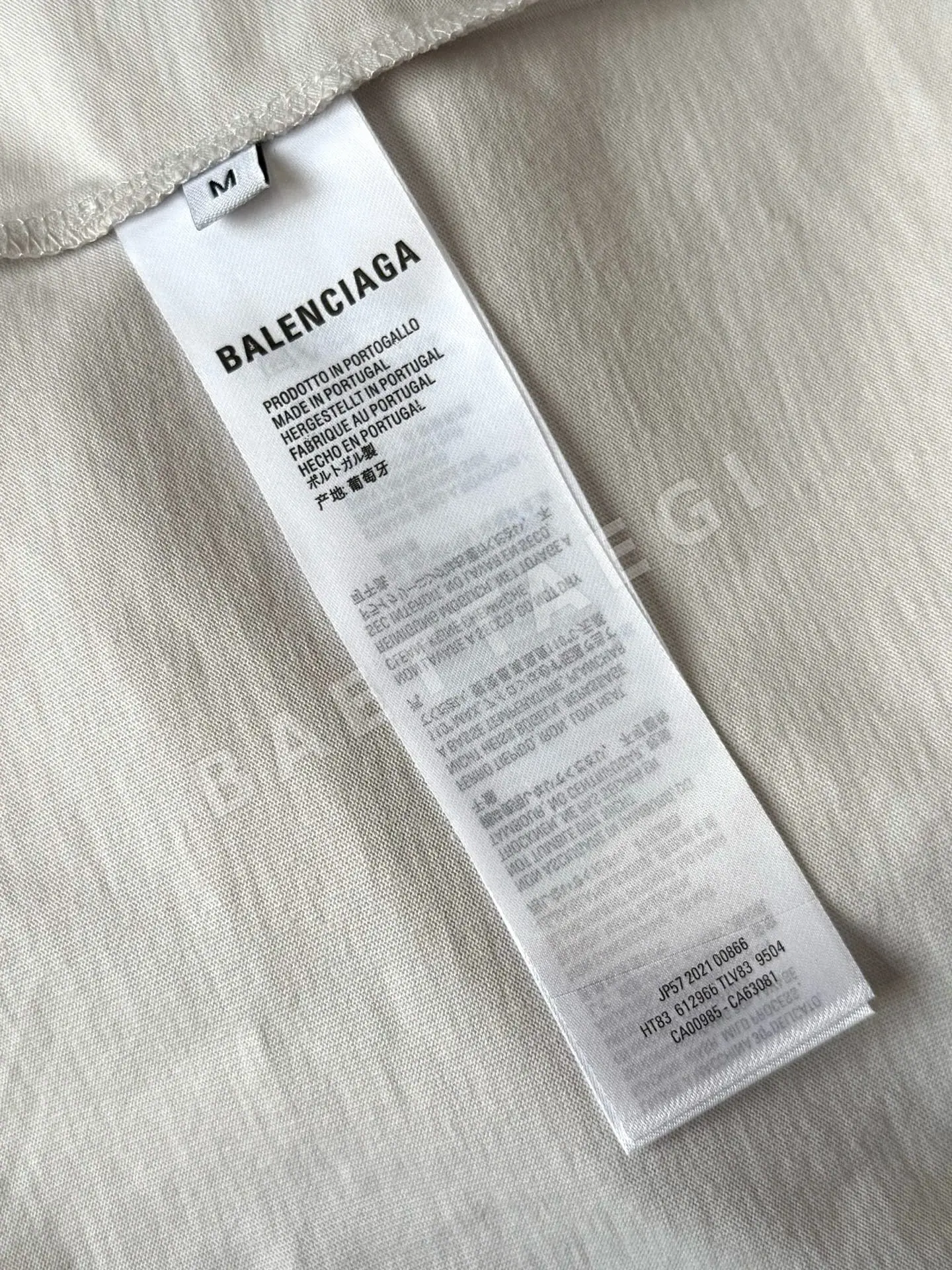 발렌시아가 루프 스포츠 아이콘 남성 반팔 티셔츠 상세 이미지 9