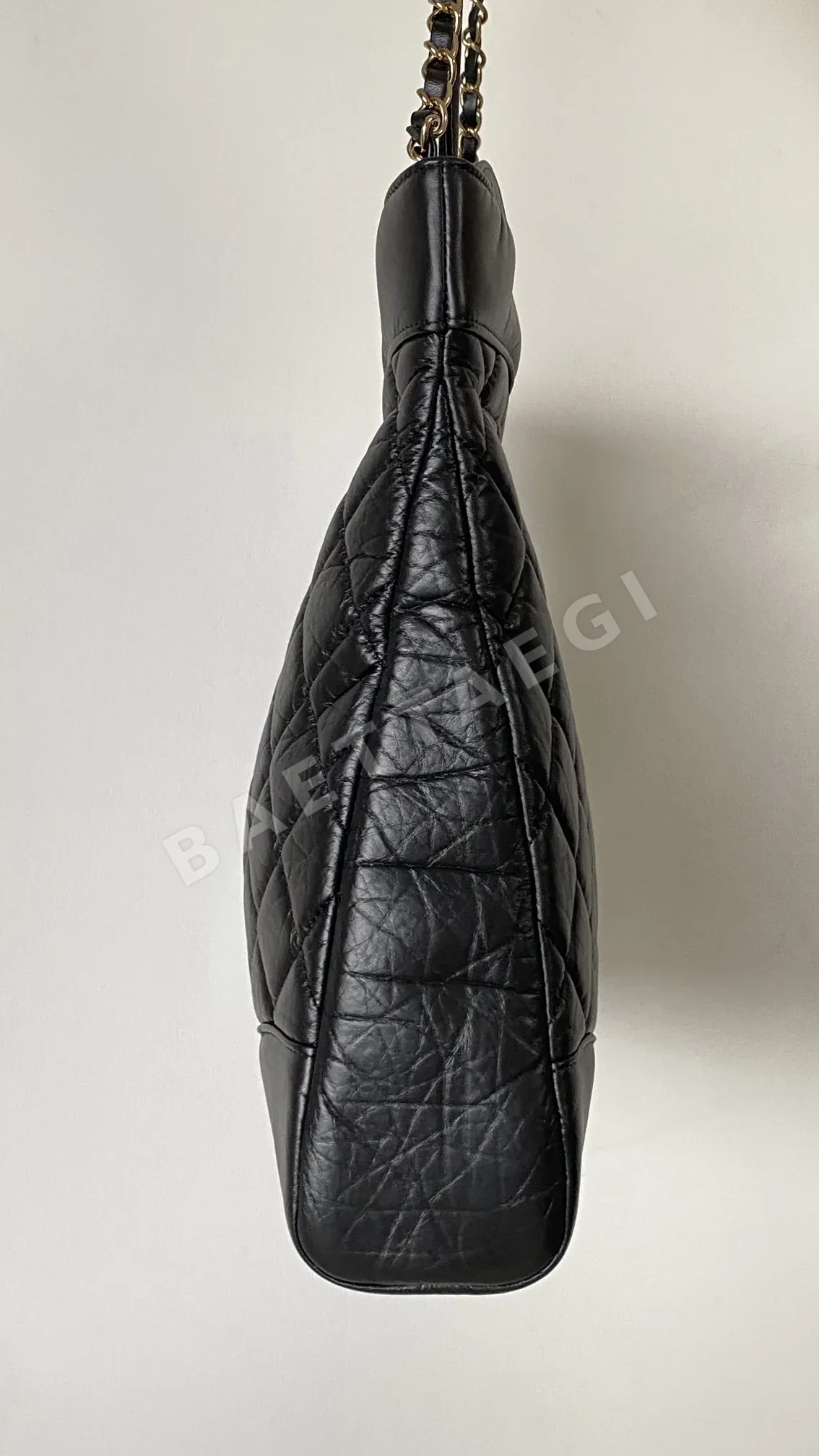 샤넬 몬테벨로 산 송아지가죽 블랙 가방 상세 이미지 3