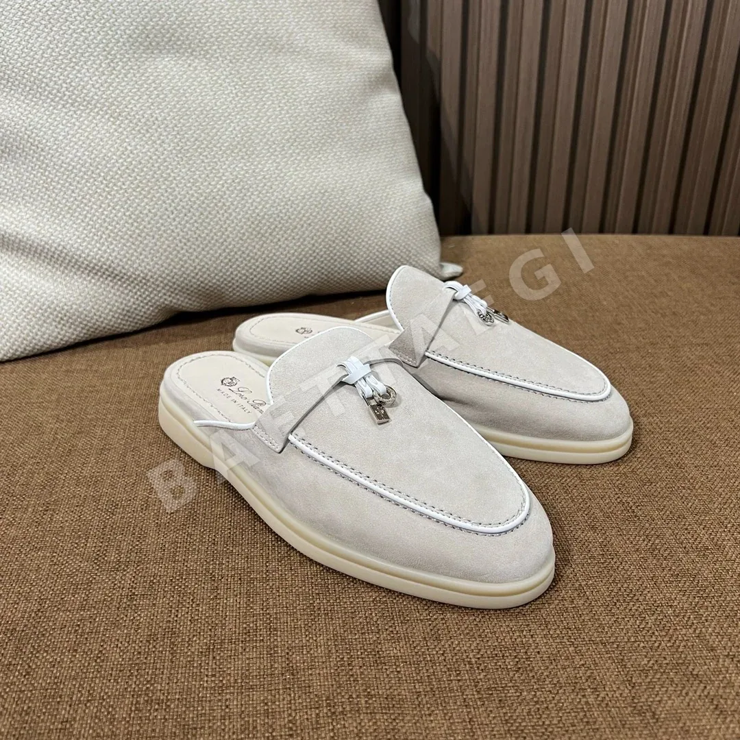 로로피아나 진주빛 파이핑 슬리퍼 9789 상세 이미지 5