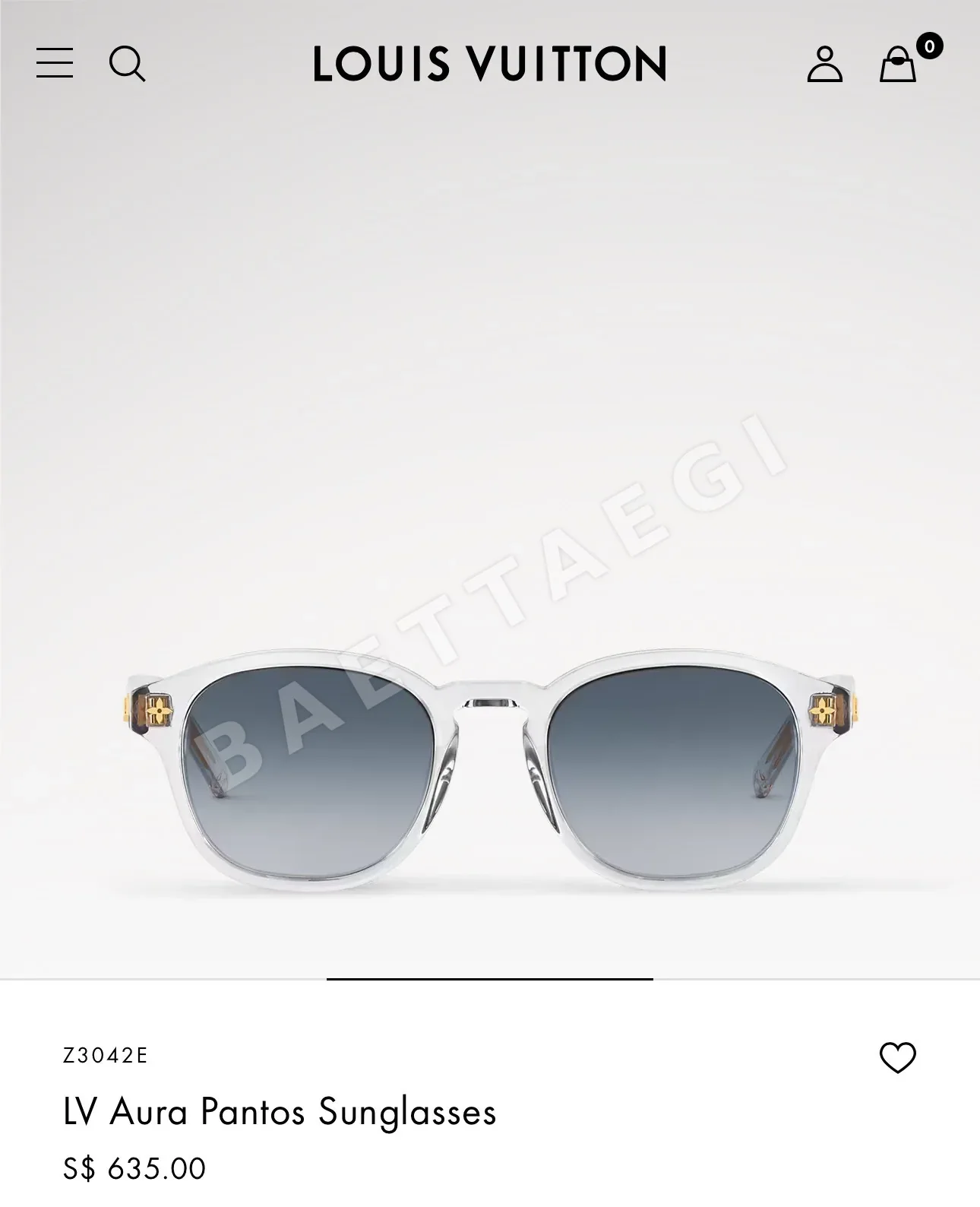 루이비통 선글라스 72900 Louis Vuitton Sunglasses 상세 이미지 17