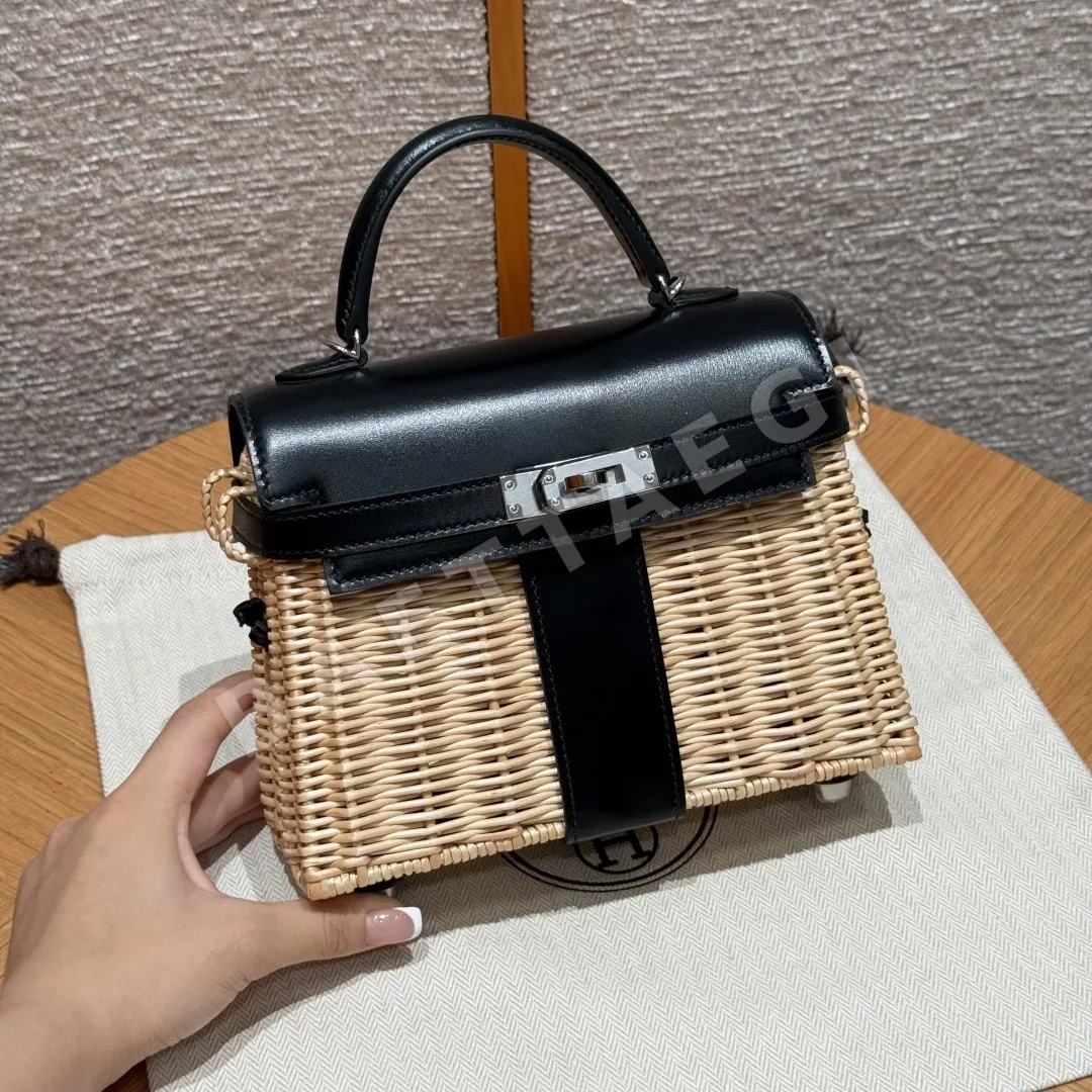에르메스 켈리 피크닉 박스 가죽 가방 191659