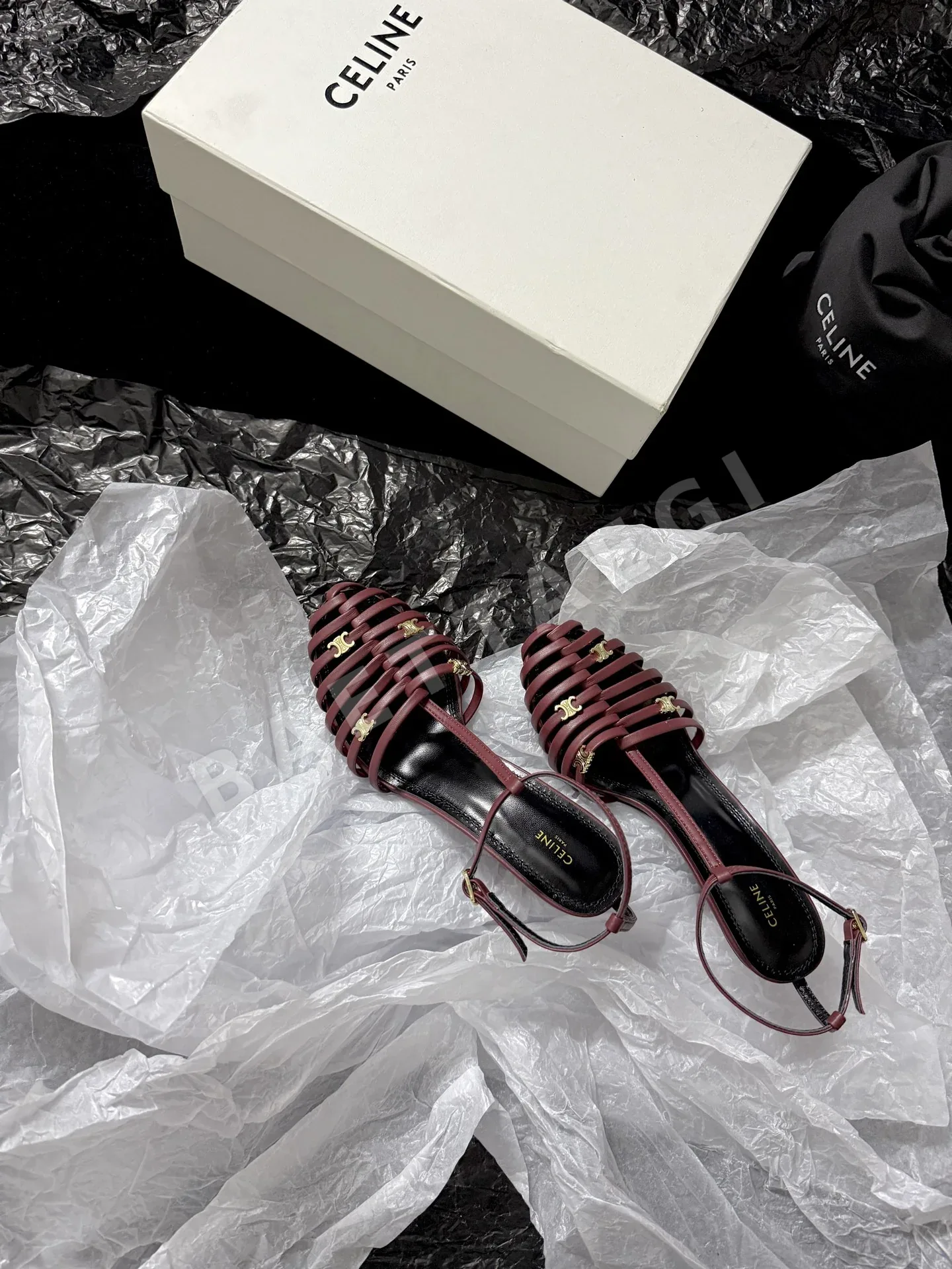 셀린느 케이지 스타일 스틸레토 샌들 상세 이미지 2