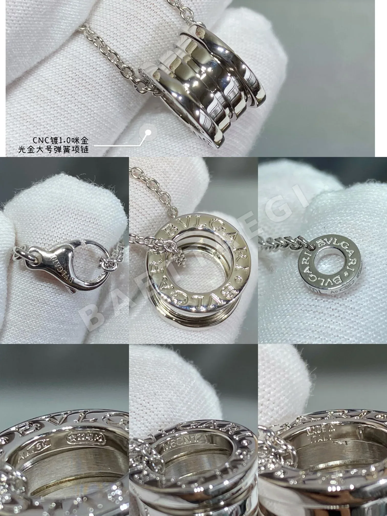 불가리 골드 청키 체인 목걸이 상세 이미지 8