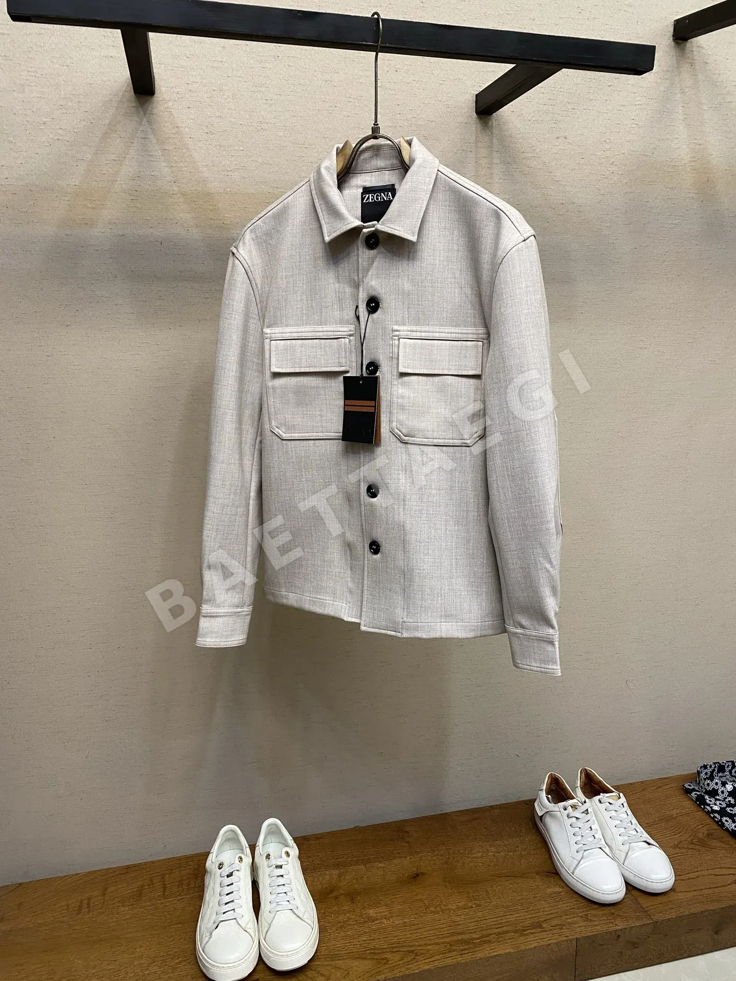 제냐 울 린넨 혼방 남성 자켓 165540