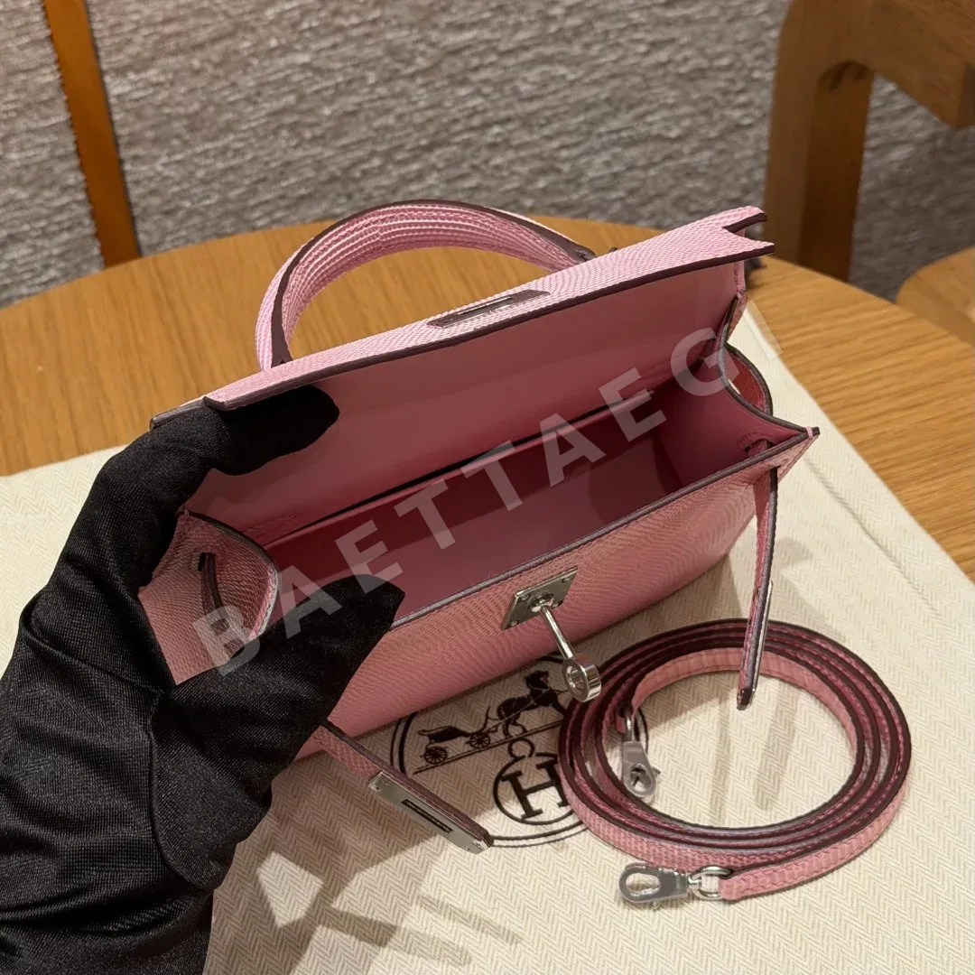 에르메스 켈리미니 2 도마뱀 가죽 가방 상세 이미지 6