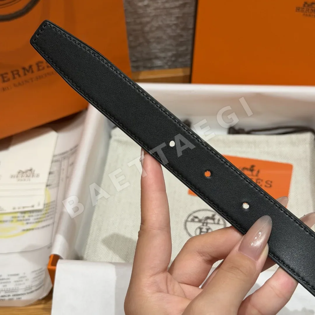 에르메스 카발리에르 H버클 리버서블 가죽 벨트 상세 이미지 8