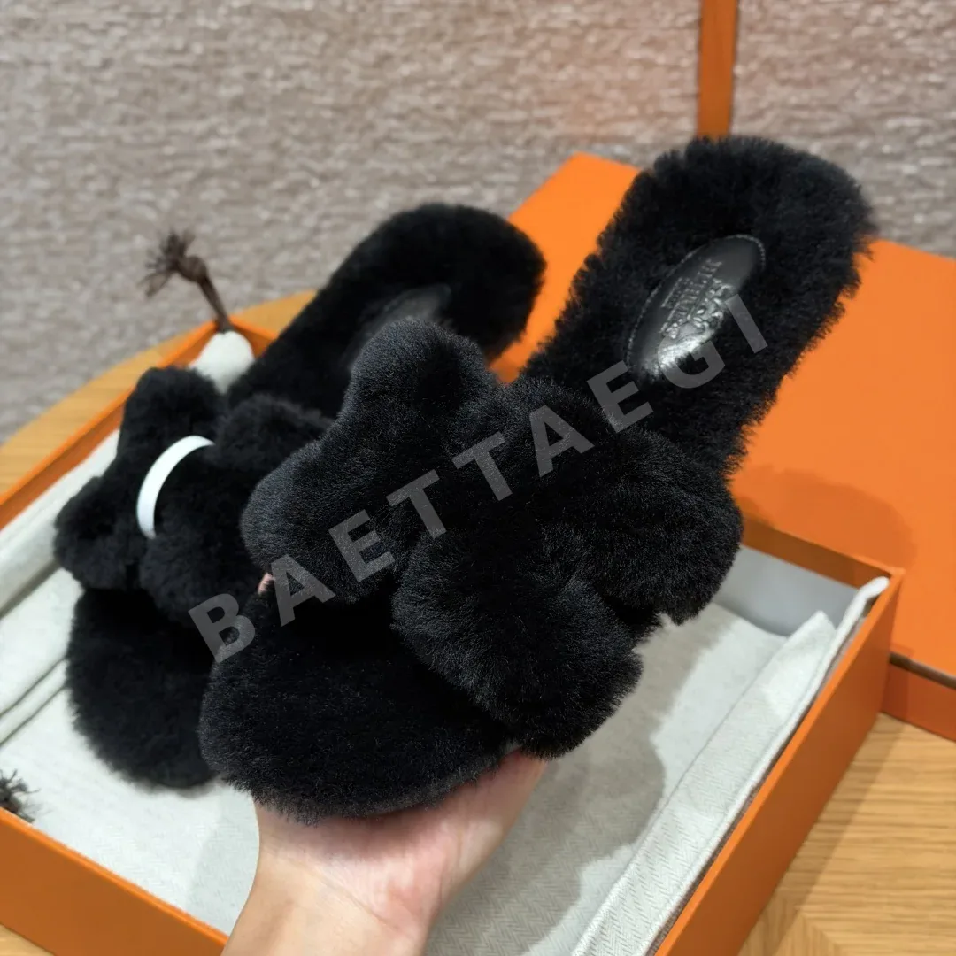 에르메스 오란 샌들 블랙 가죽 H 컷아웃 상세 이미지 2