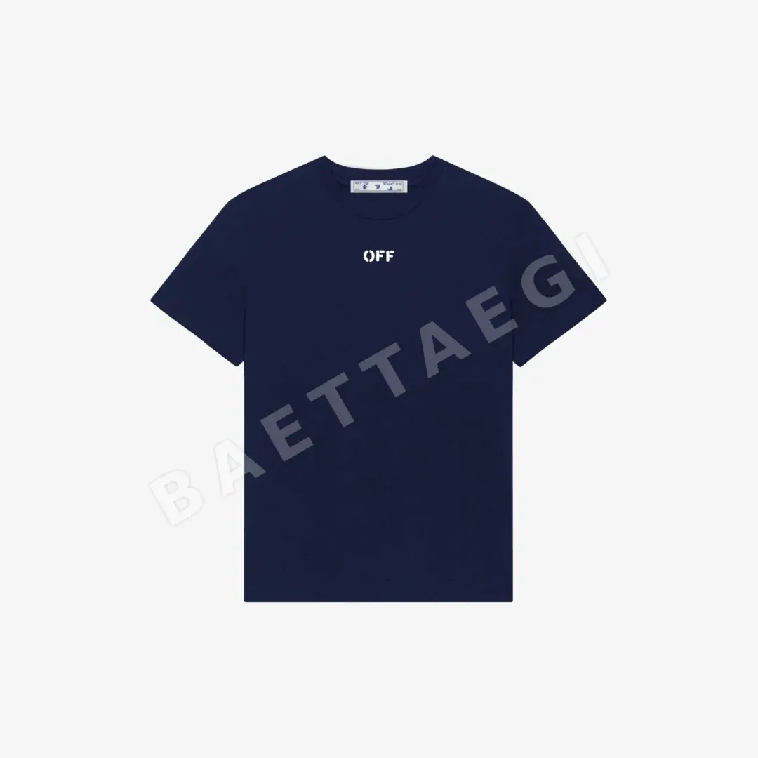 오프화이트 남성 반팔 티셔츠 87616