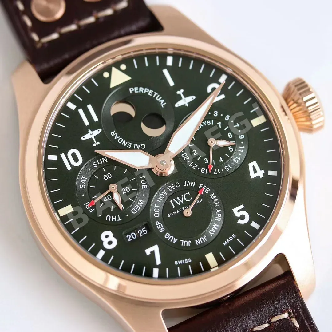 IWC 빅 파일럿 퍼페추얼 캘린더 시계 상세 이미지 4