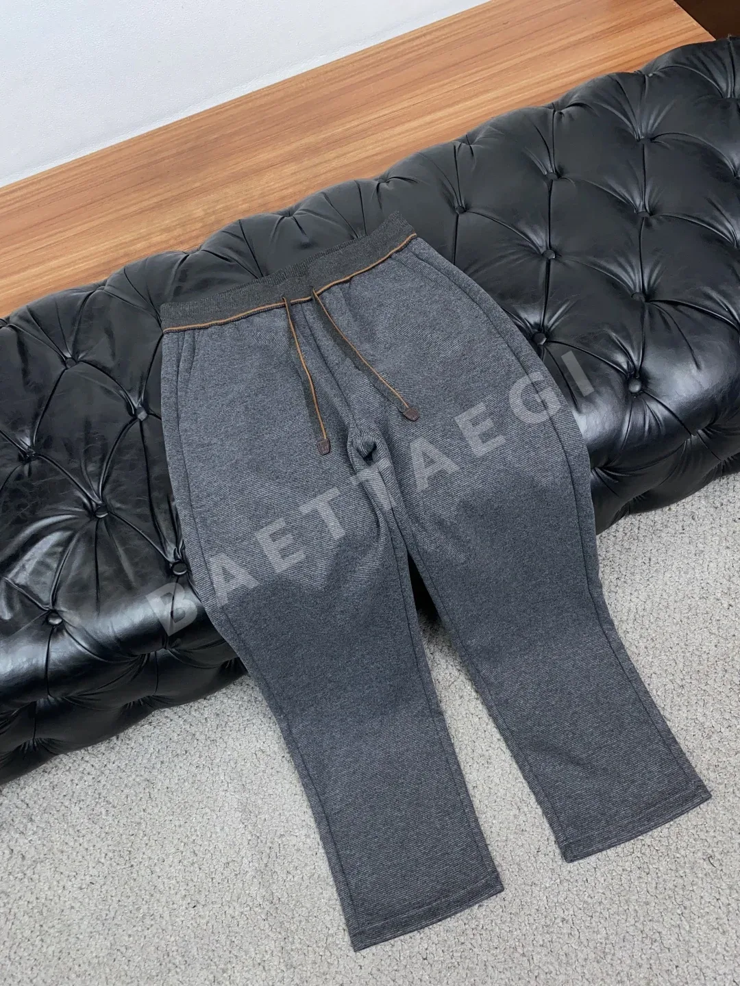 브루넬로쿠치넬리 울 캐주얼 남성 바지 상세 이미지 6