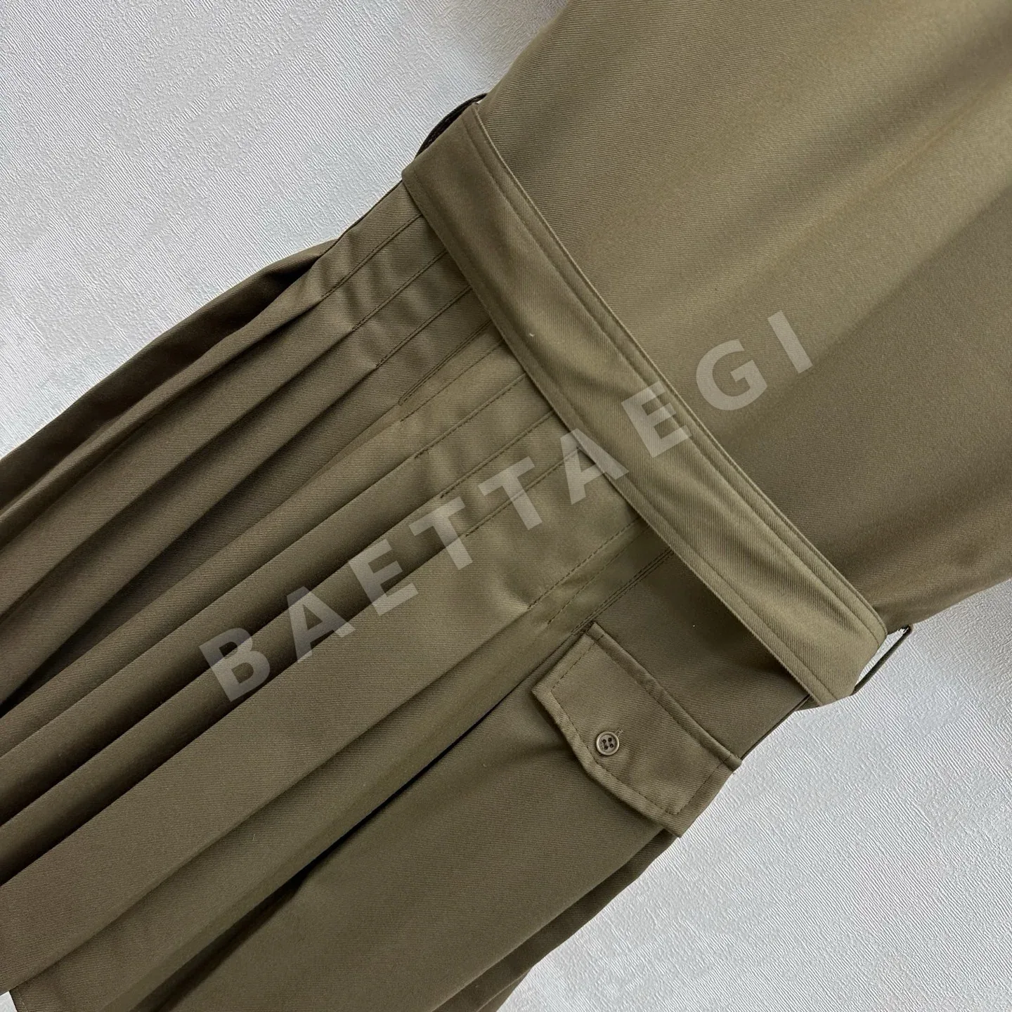 로에베 카라 벨트 셔츠 원피스 상세 이미지 7