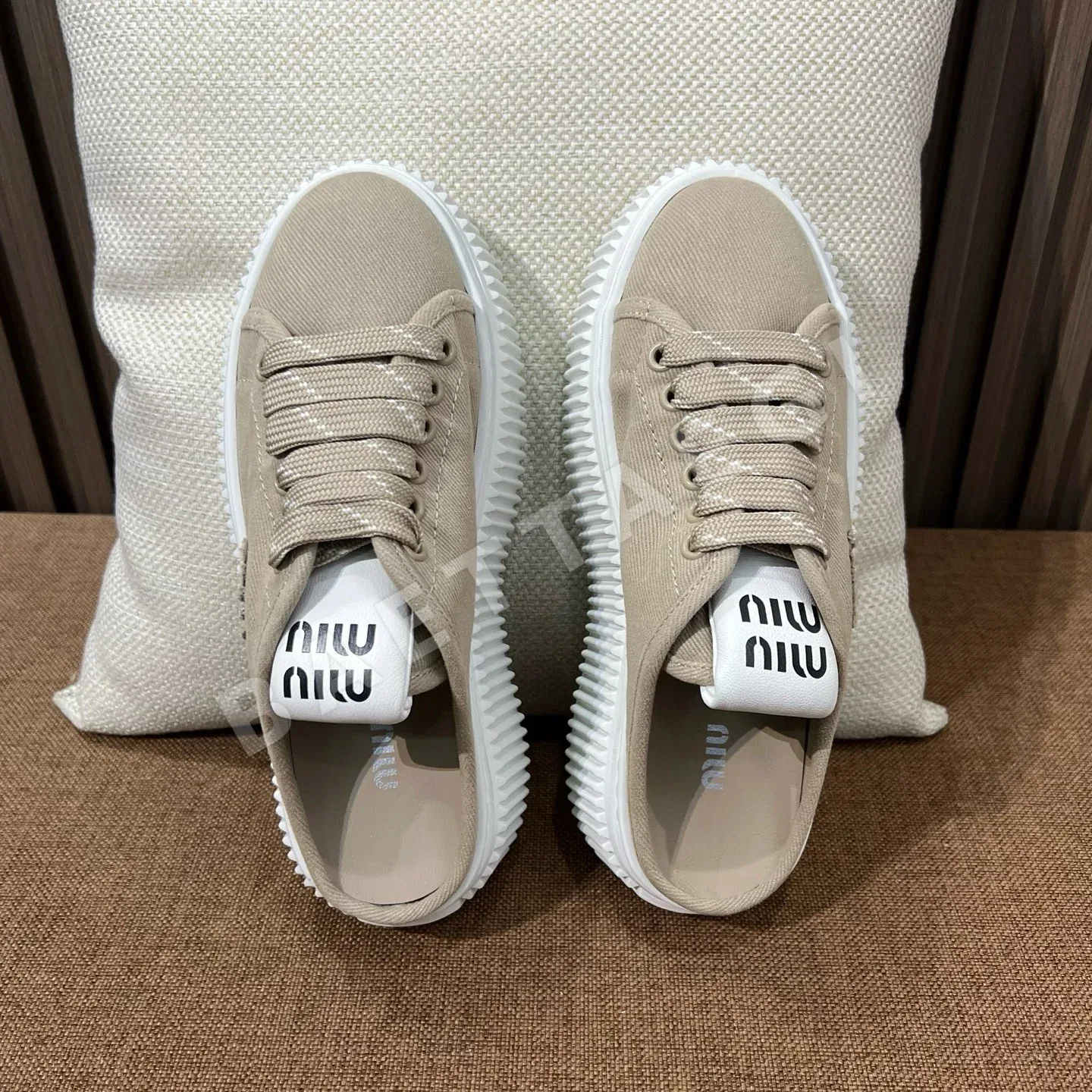 미우미우 스니커즈 데님 187224